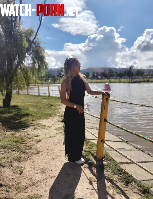 Black dress on Vacation by saerisnow