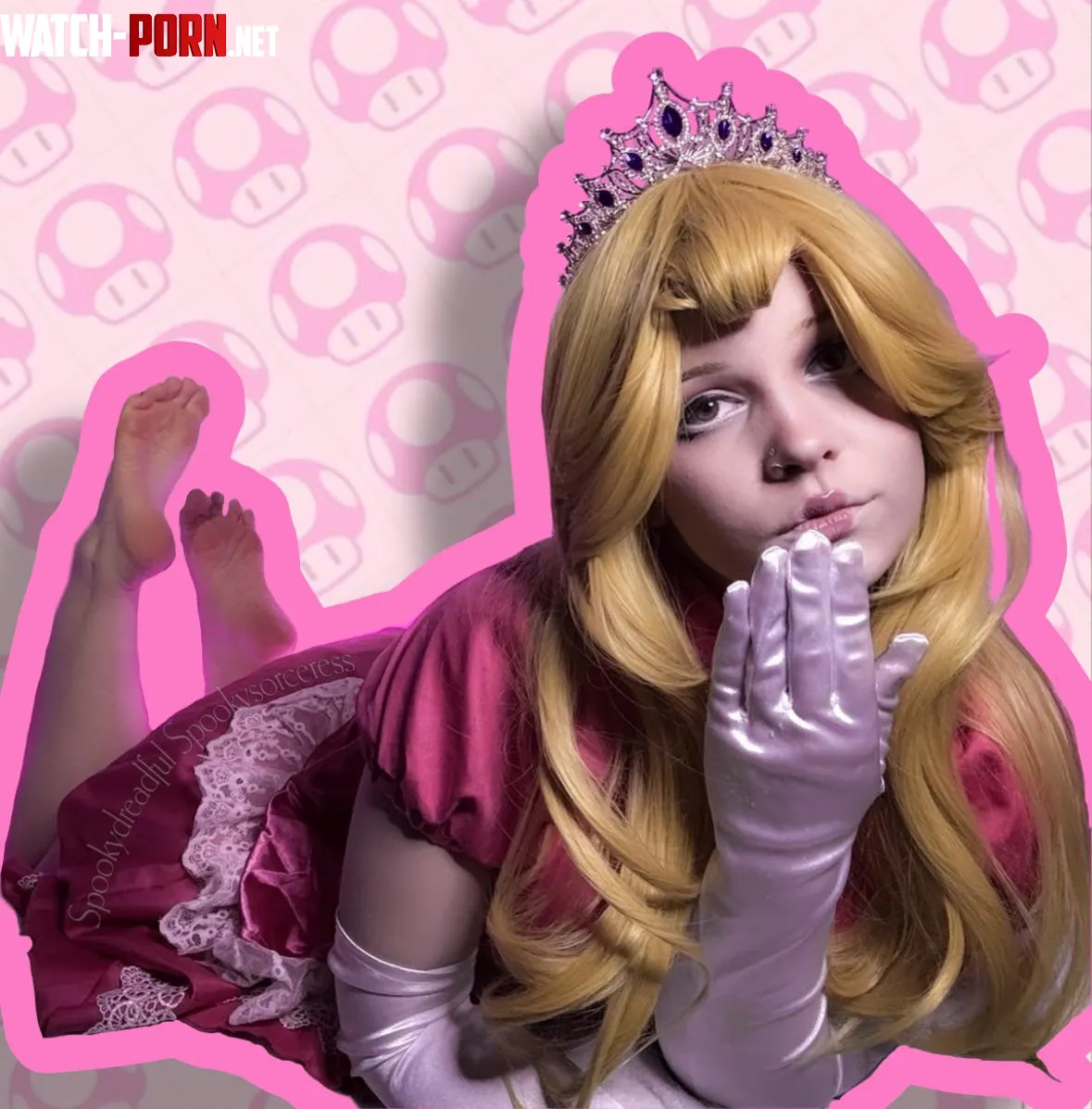 Princess peach [super mario] by (Spookydreadful) by sp00kreature
