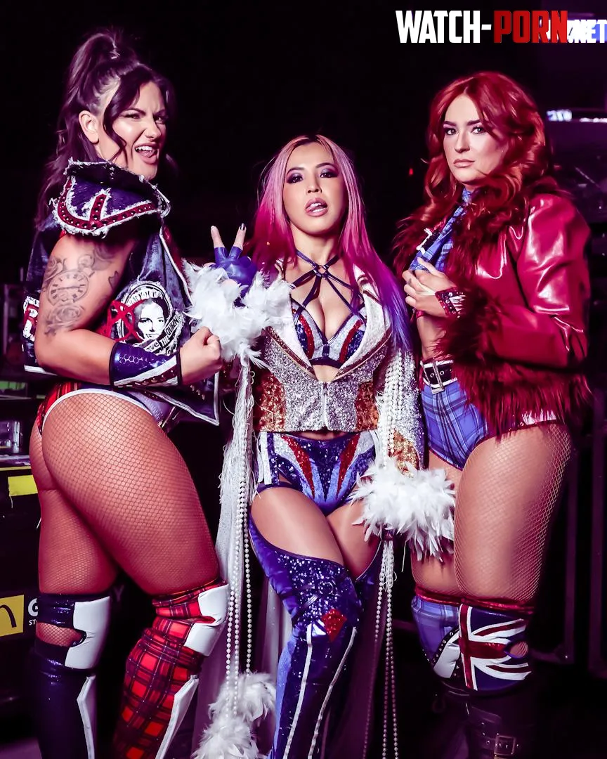 Alex Windsor, Mina Shirakawa & Jamie Hayter by Lustfulfan