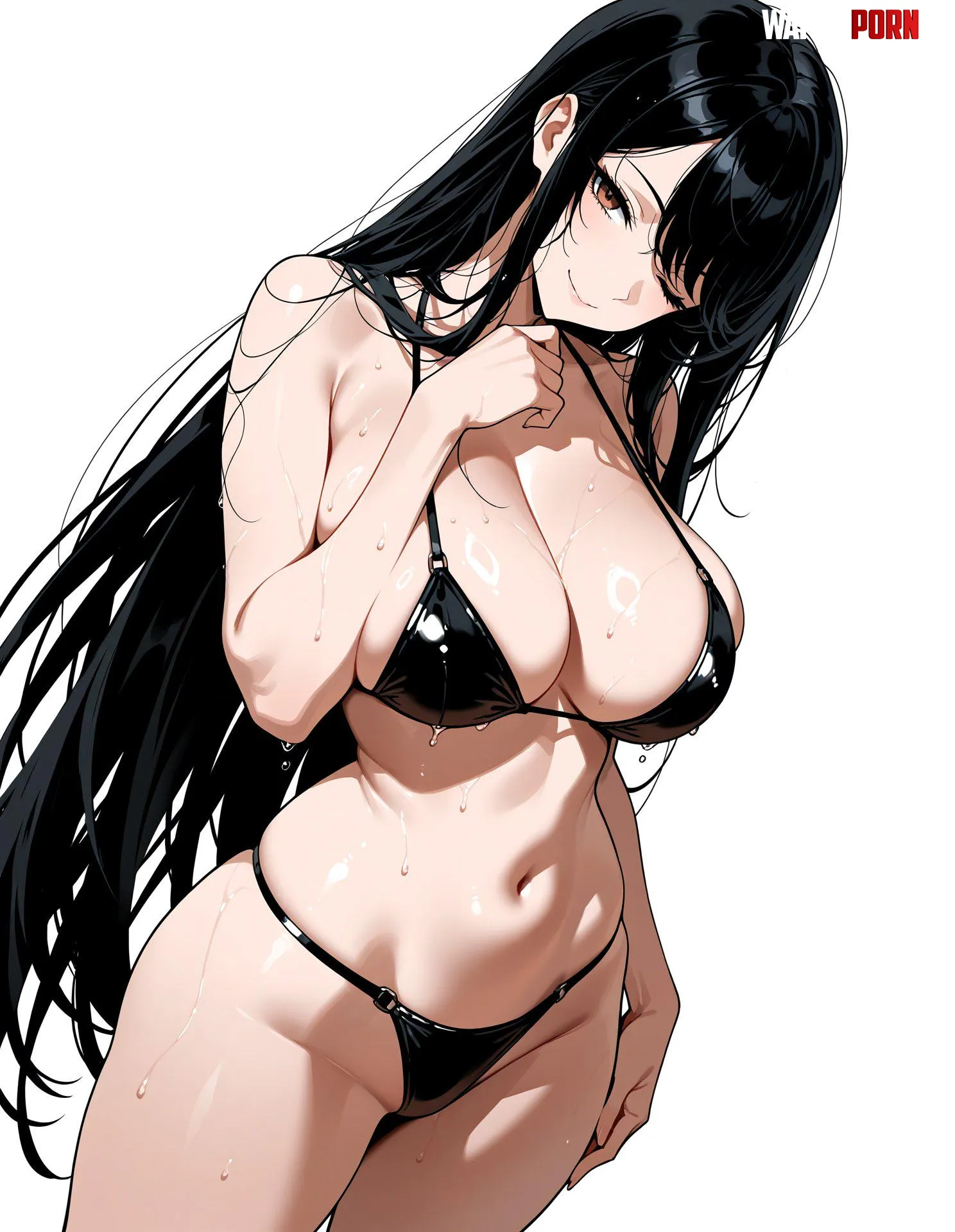 Black Swimsuit by WoolsonDaSheep