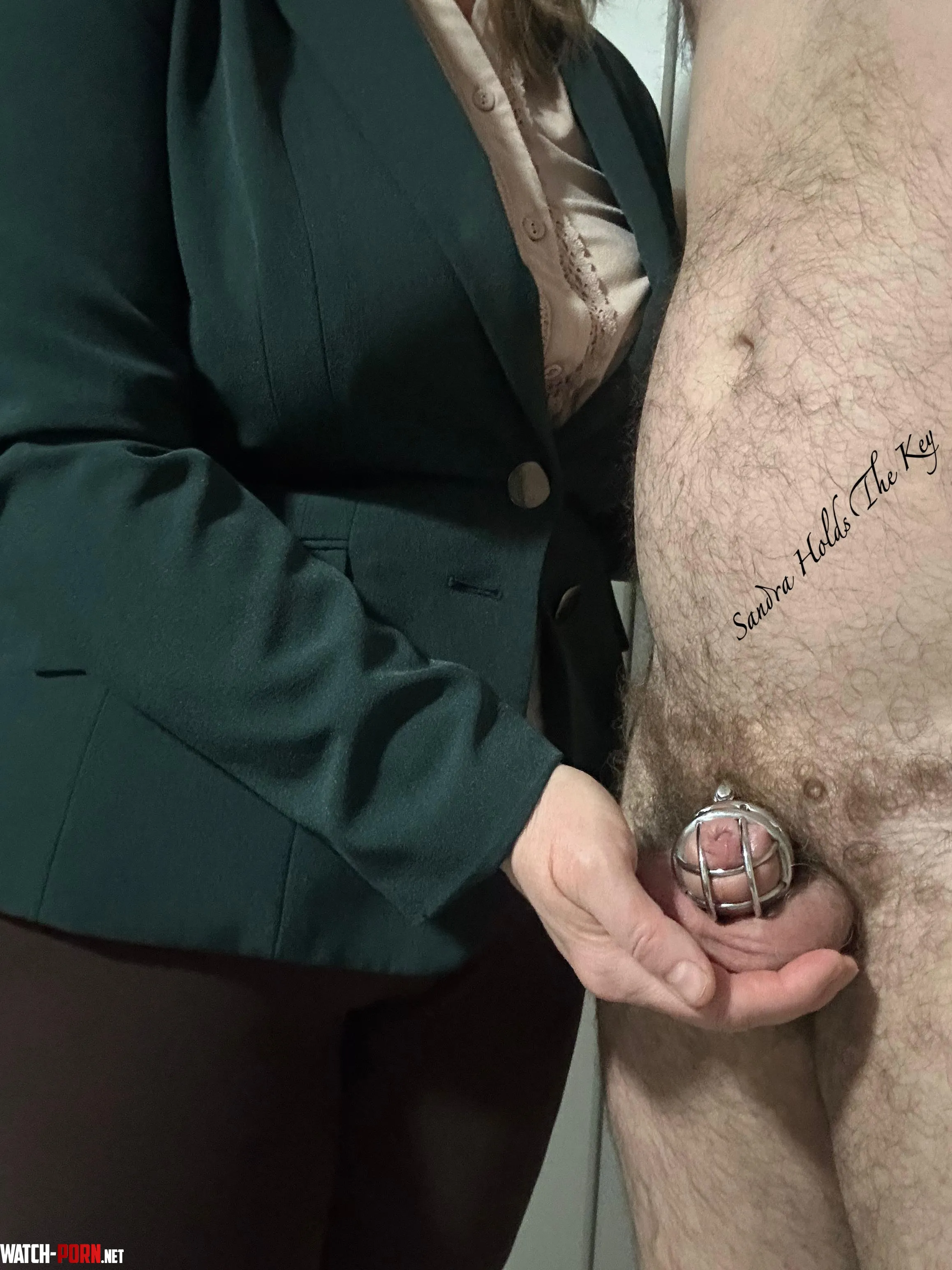 Good morning, Wednesday. I can see you are trying to get hard again. Remember, we want your cock soft and obedient so you can focus on my needs. #SandraHoldstheBalls by SandraHoldsTheKey