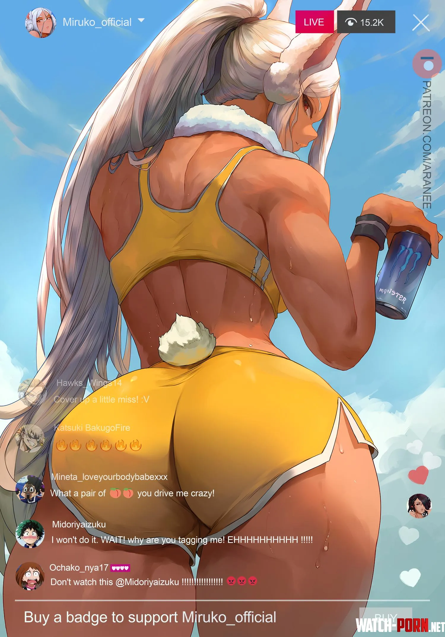 Mirko Live After Run (Ara) [My Hero Academia] by ilover34ladies