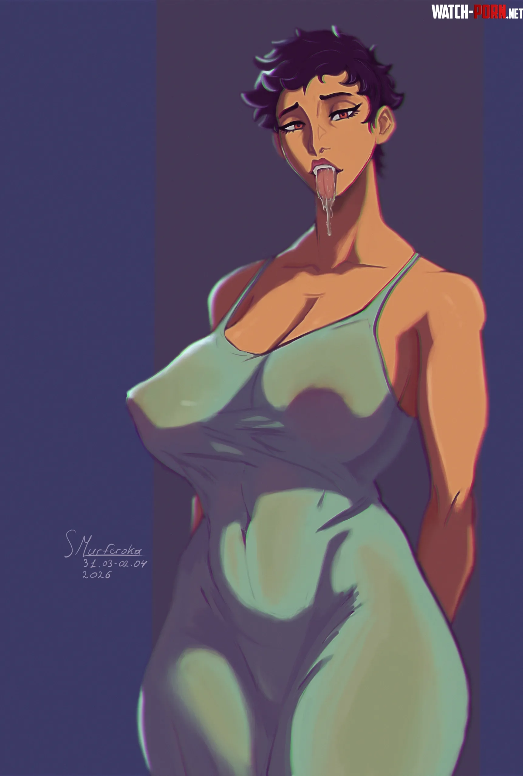 Thick enough? :3 by smurferoka