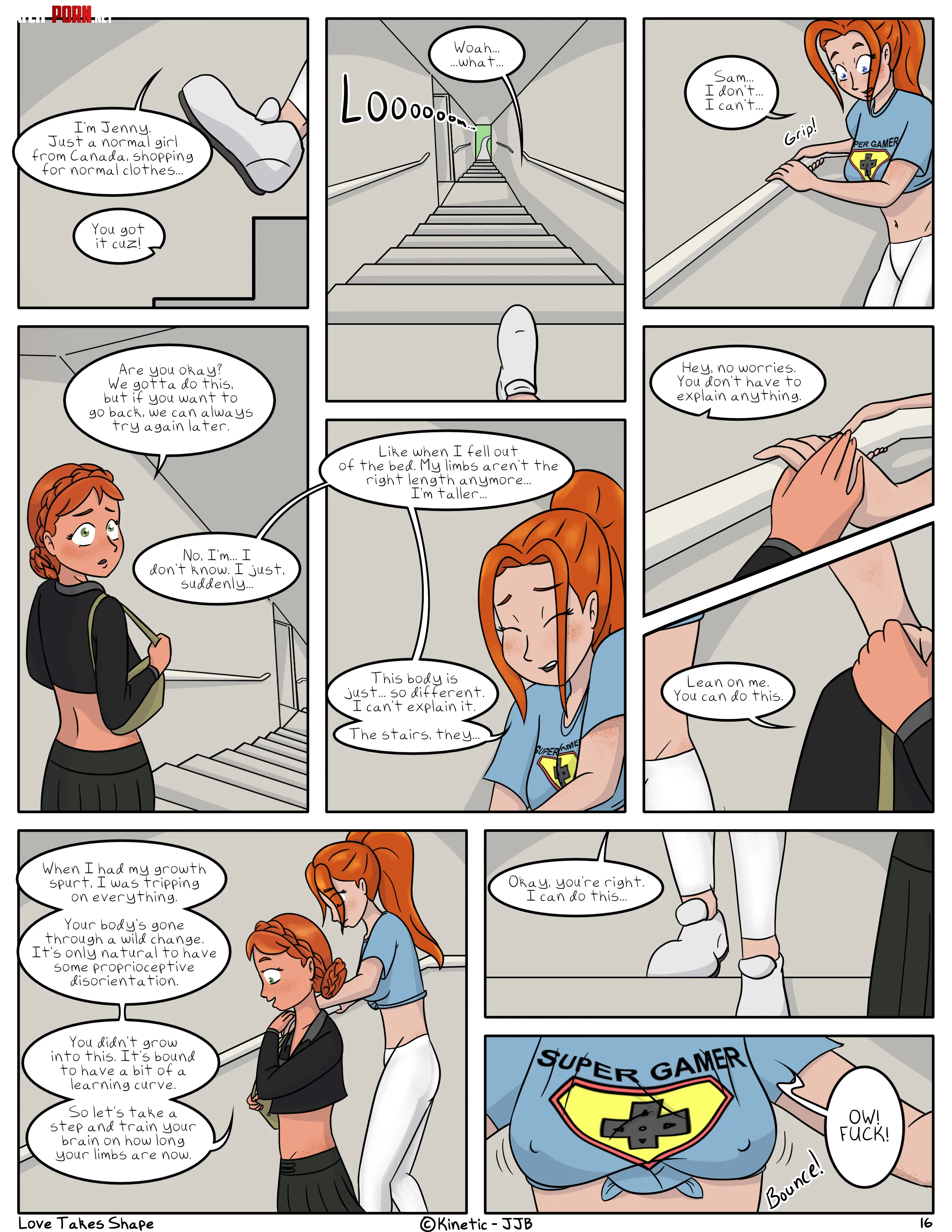 [OC][Slightly NSFW] Love Takes Shape: Page 16, Start of Chapter 2 by Kinetica87