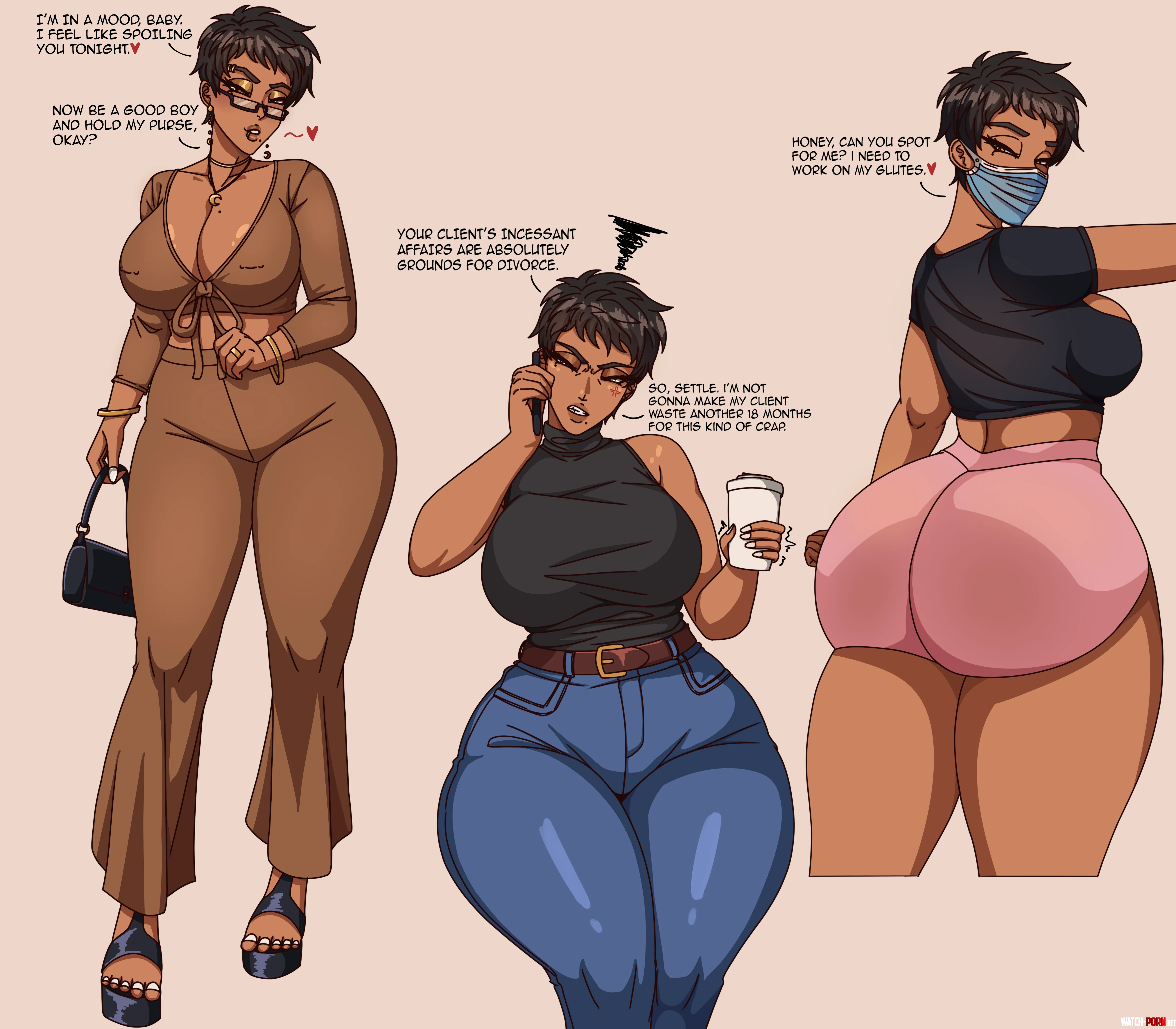 A professional mother (demon dog) by ThiccSweatyDarkMommy