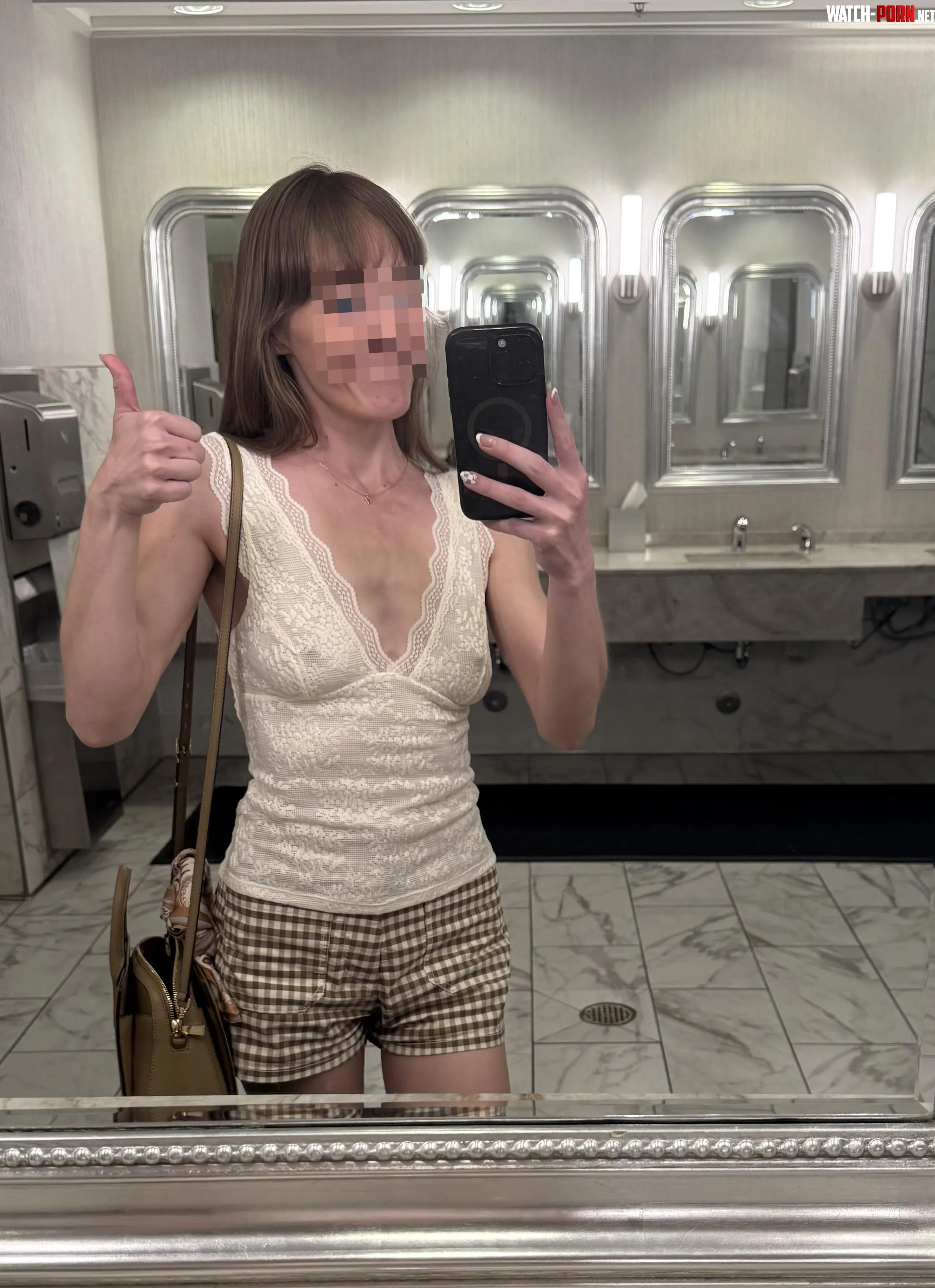 horny and braless while out for lunch by highhilltops