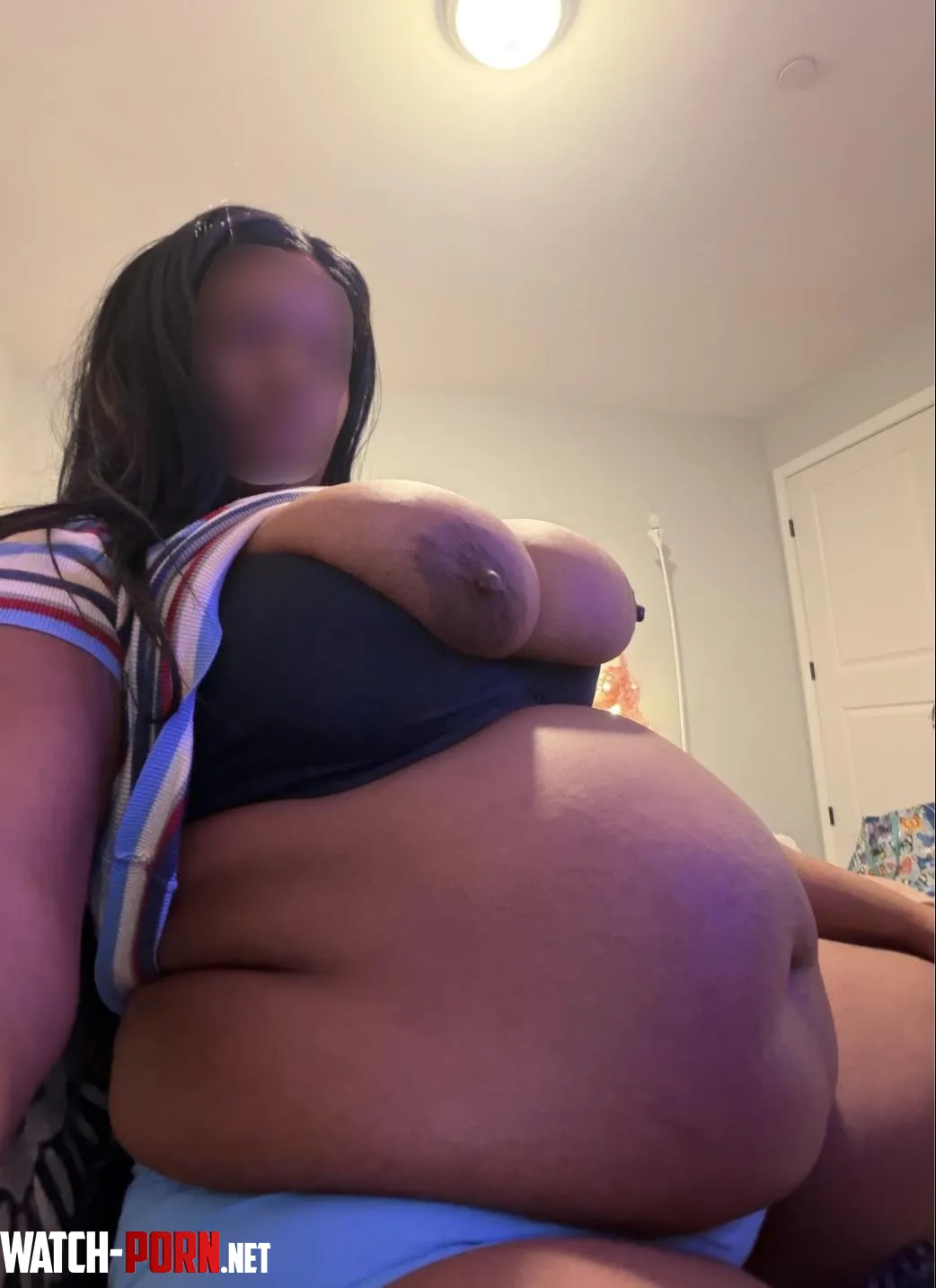 Filled like a balloon. Not sure my massive round belly can get any bigger by Creative_Load_2311