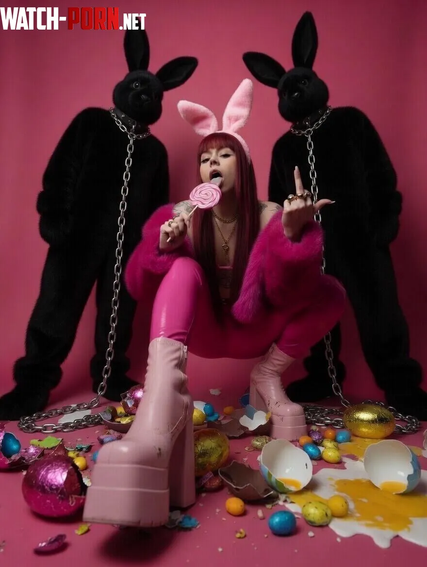 Happy Easter, losers This year the Easter Bunny doesn’t bring chocolate… she brings chained bunnies and ruined orgasms by loolisinful