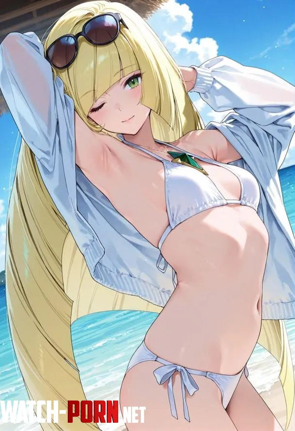 Stretchy girl ( Lusamine, pokemon ) by TulipMist-