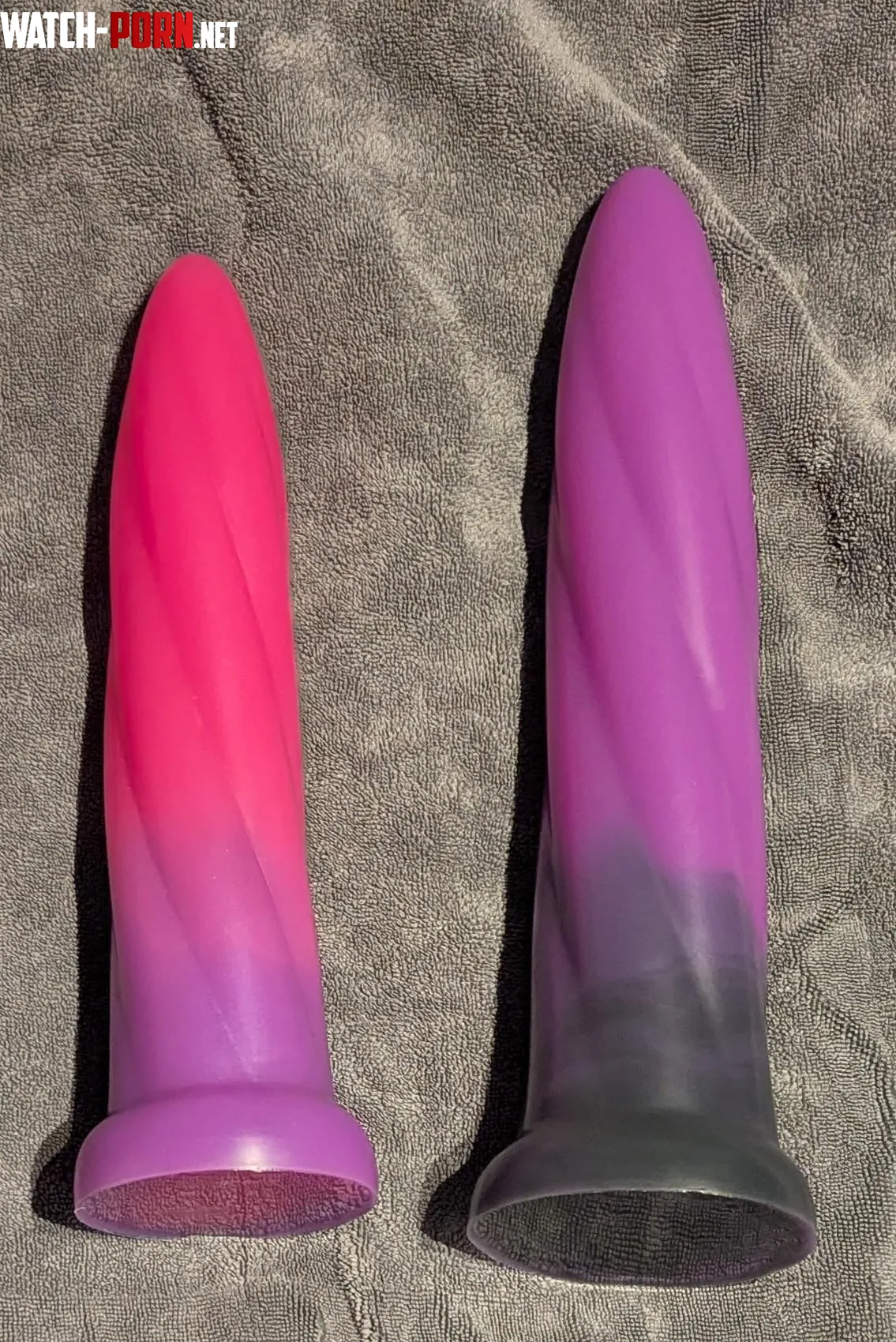 Two long boys arrived from Elementaltoys: medium and large Reamer (long) by sara_sis