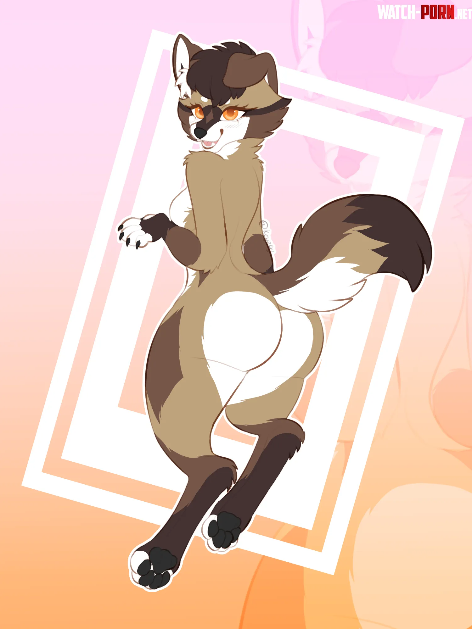 puppy girl :3(art by me)! by keyzeyyz