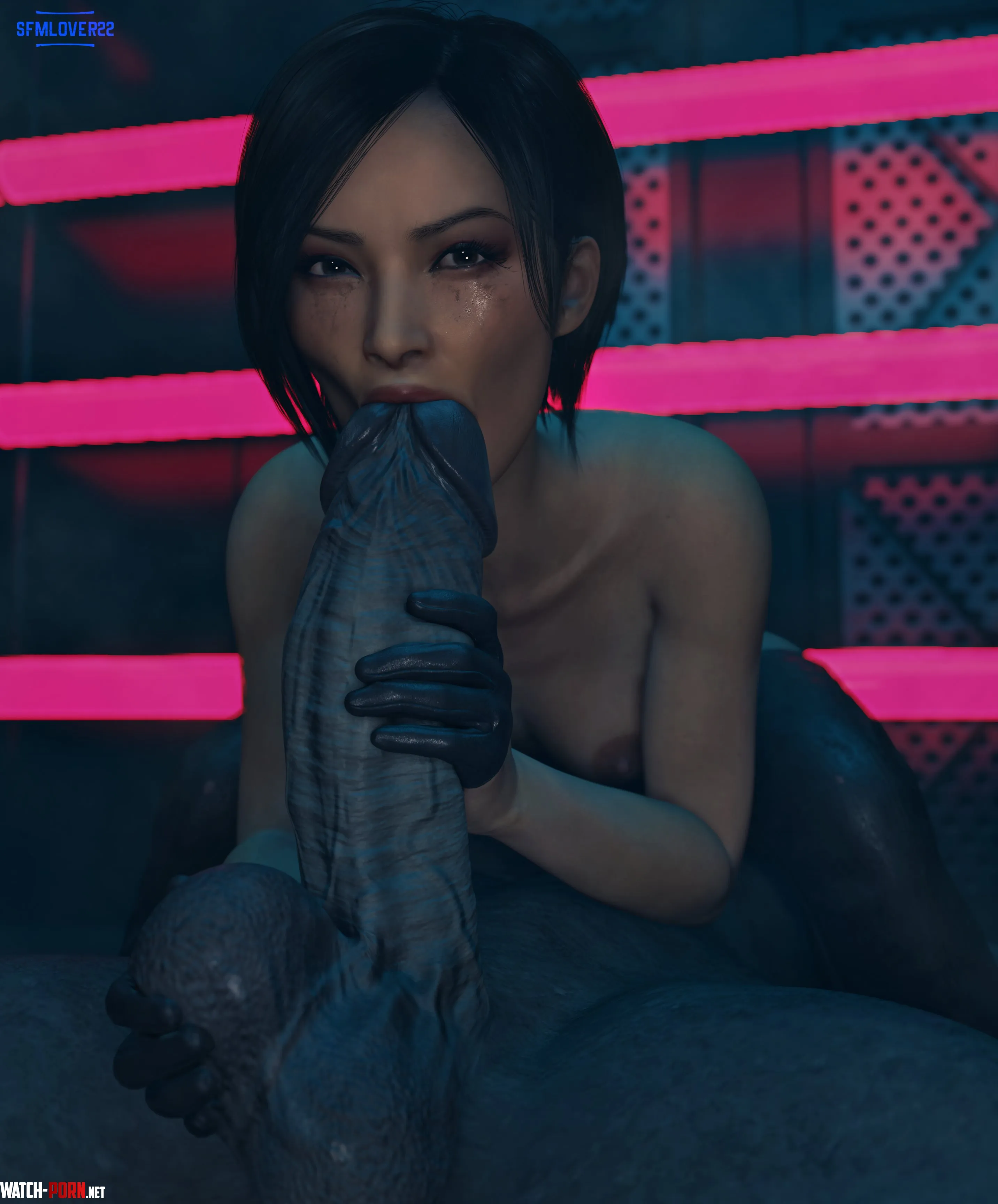 Ada sucking off Mr. X (Sfmlover22) [Resident Evil] by Poke-Oji