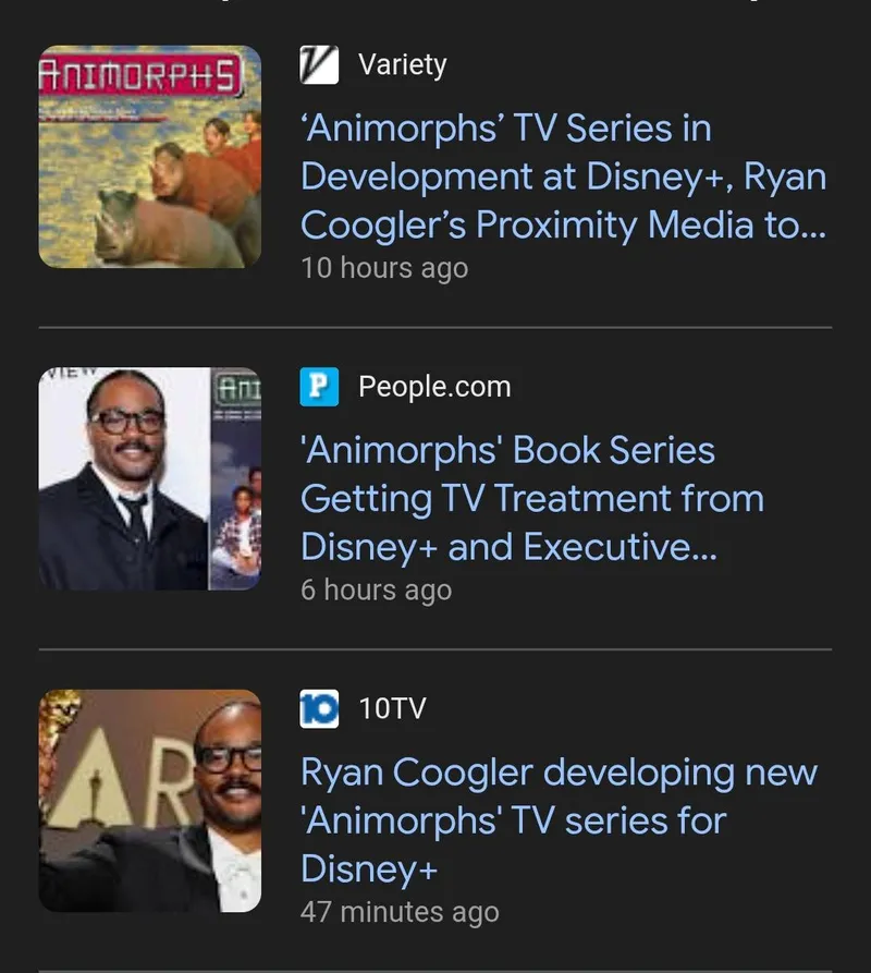 Thumbnail ShortJob5780 Excited About 'ANIMORPHS IS GETTING A SHOW?!' | Transformation