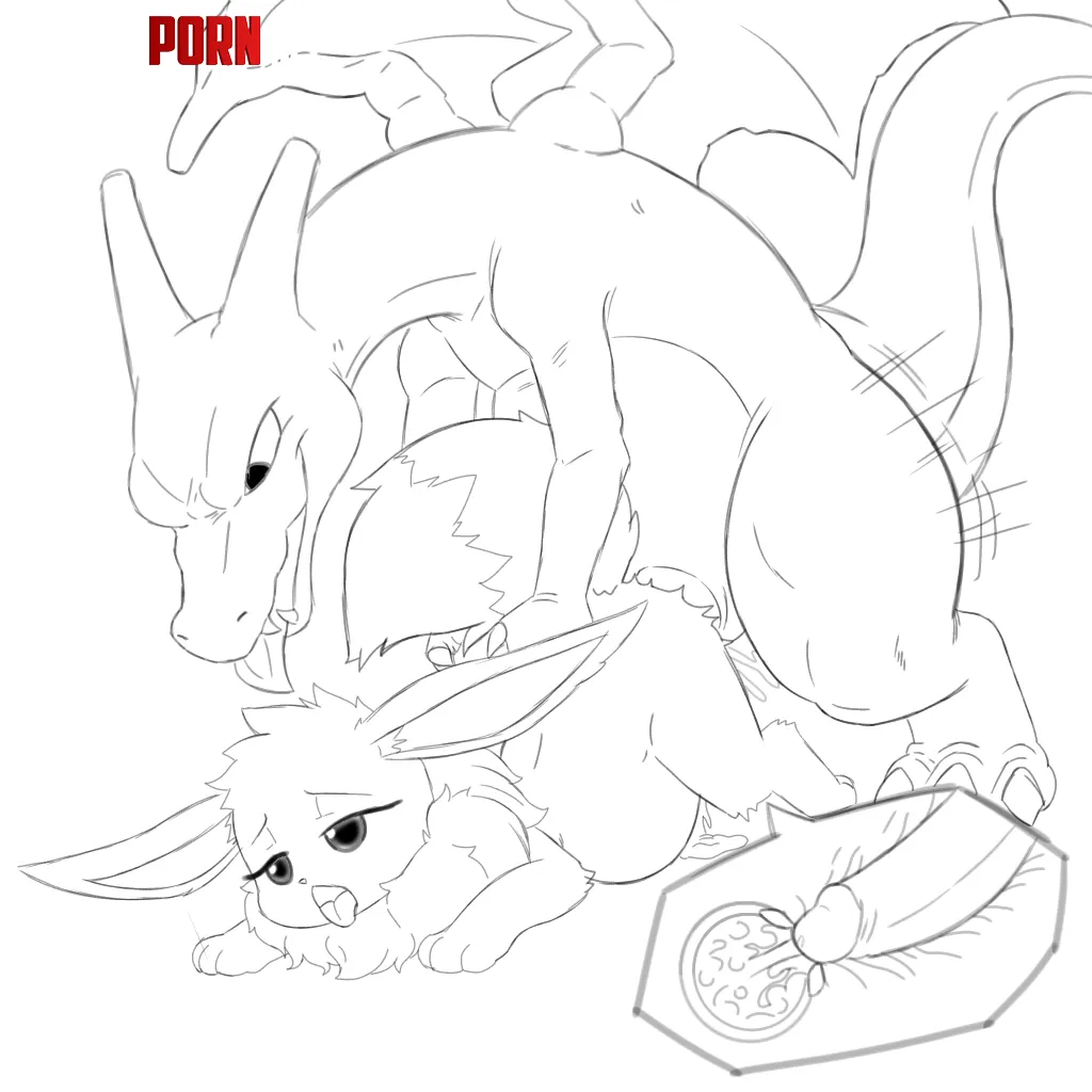 Charizard & eevee by Loud_Program9366