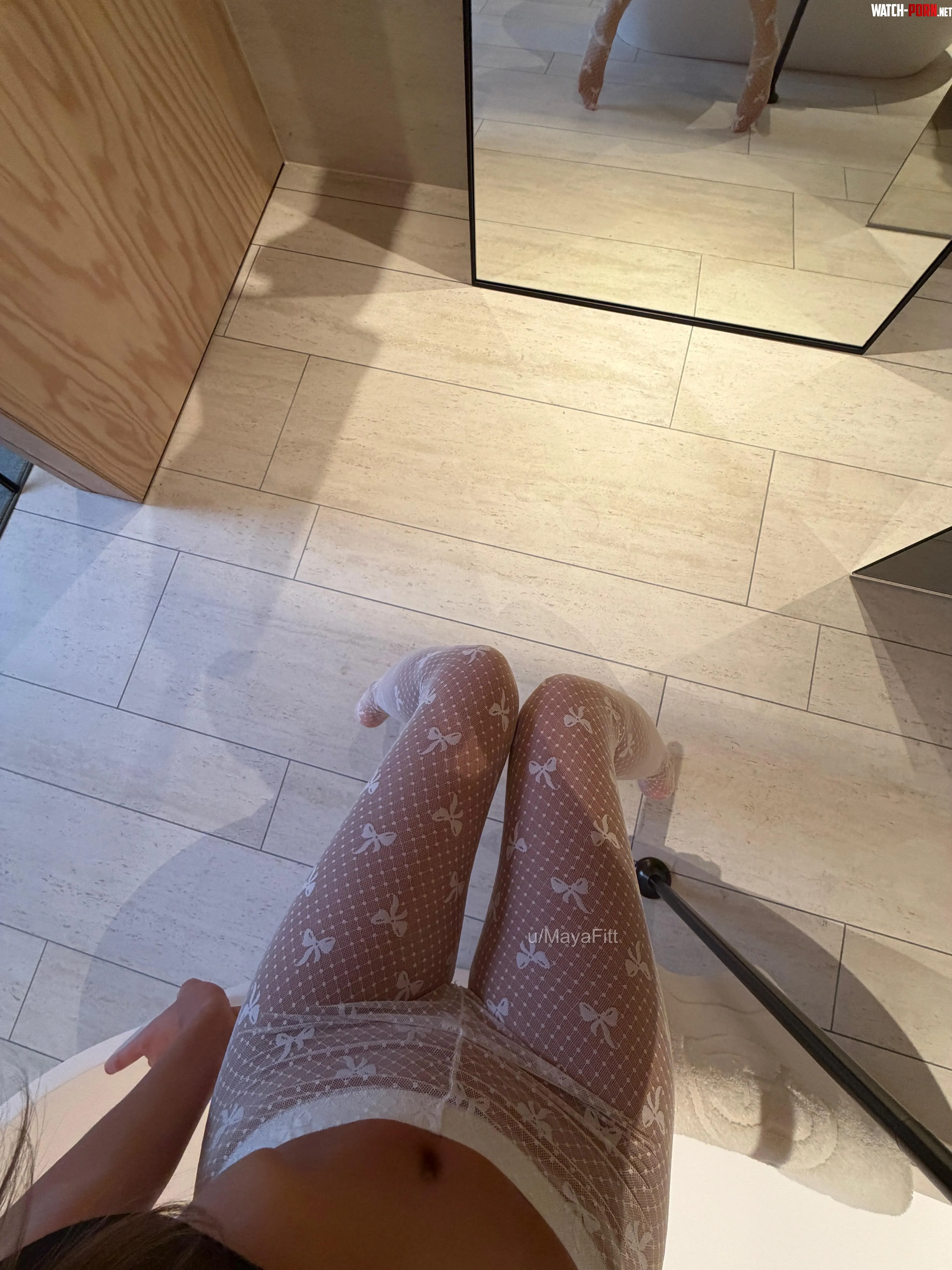 How sexy do I look in these pantyhose? by MayaFitt