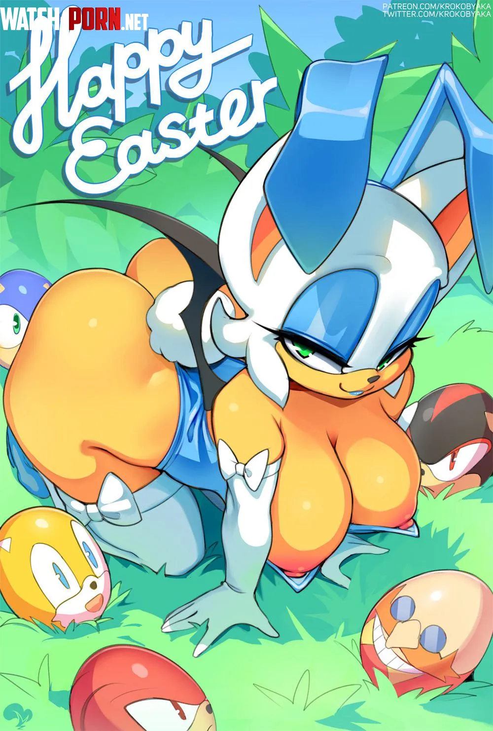 Happy Easter [F] (Krokobyaka) by 5headedragon