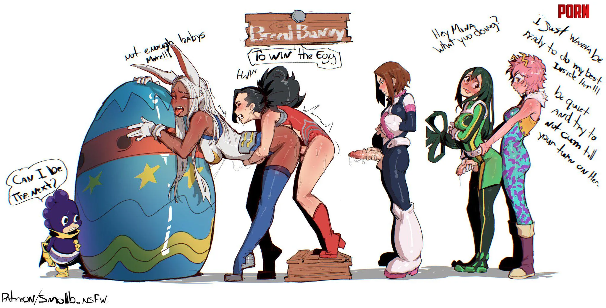 Easter train on Miriko (Smollb_nsfw) [My Hero Academia] by x-LeananSidhe-x