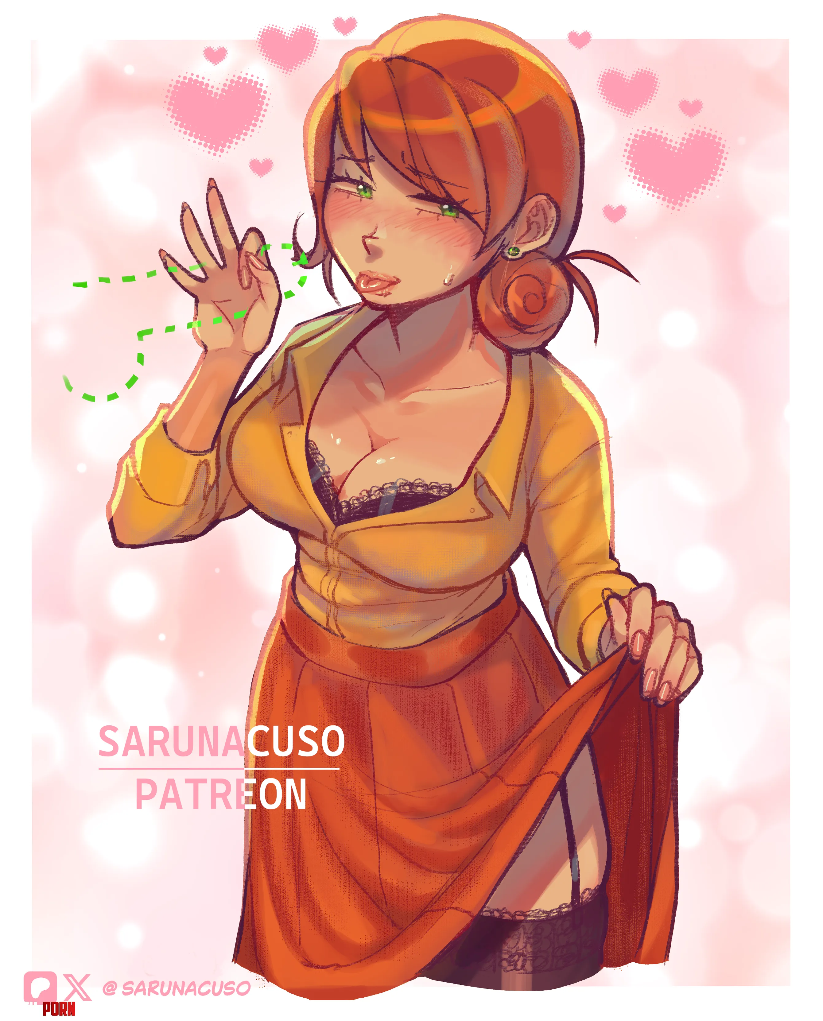 Lady drooping some hints (sarunacuso) by Da_Darius