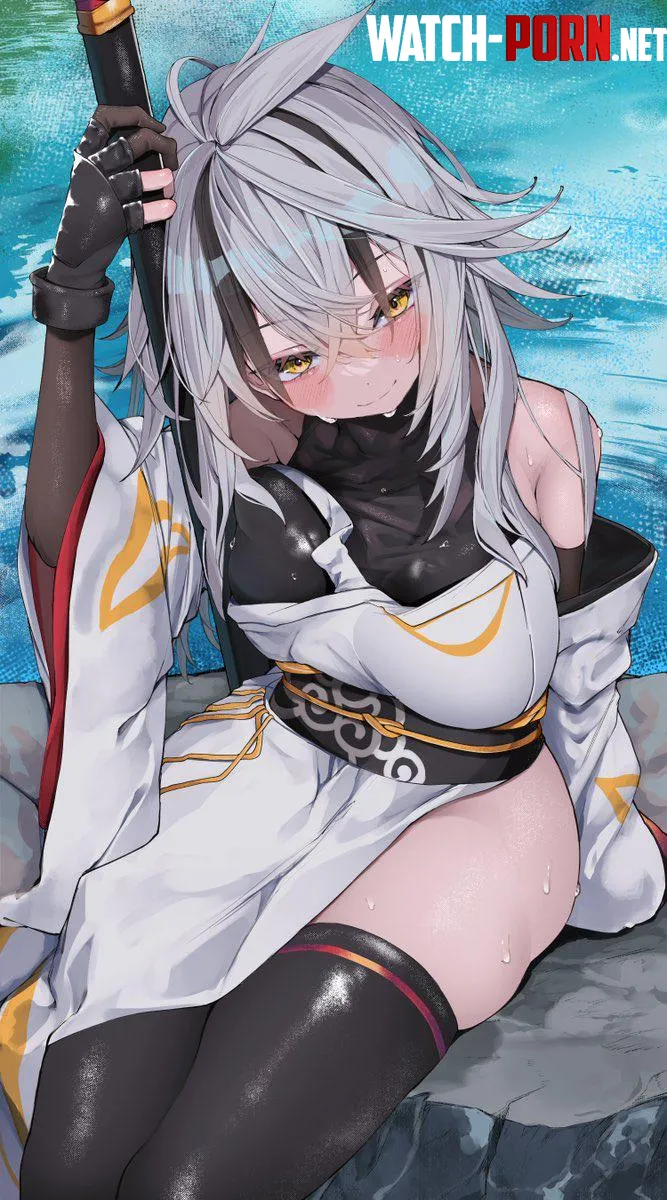 Yabuuchi Panda's Wet Thigh (kararage tsune) [Indie V-Tuber] by Flame_Dance