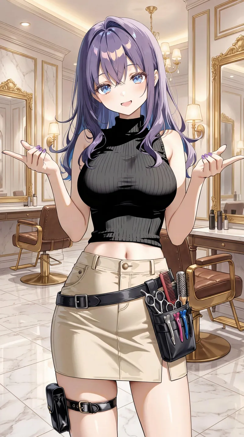 Thumbnail Get to Know Cute Salon Girlie by WoolsonDaSheep in Animemidriff