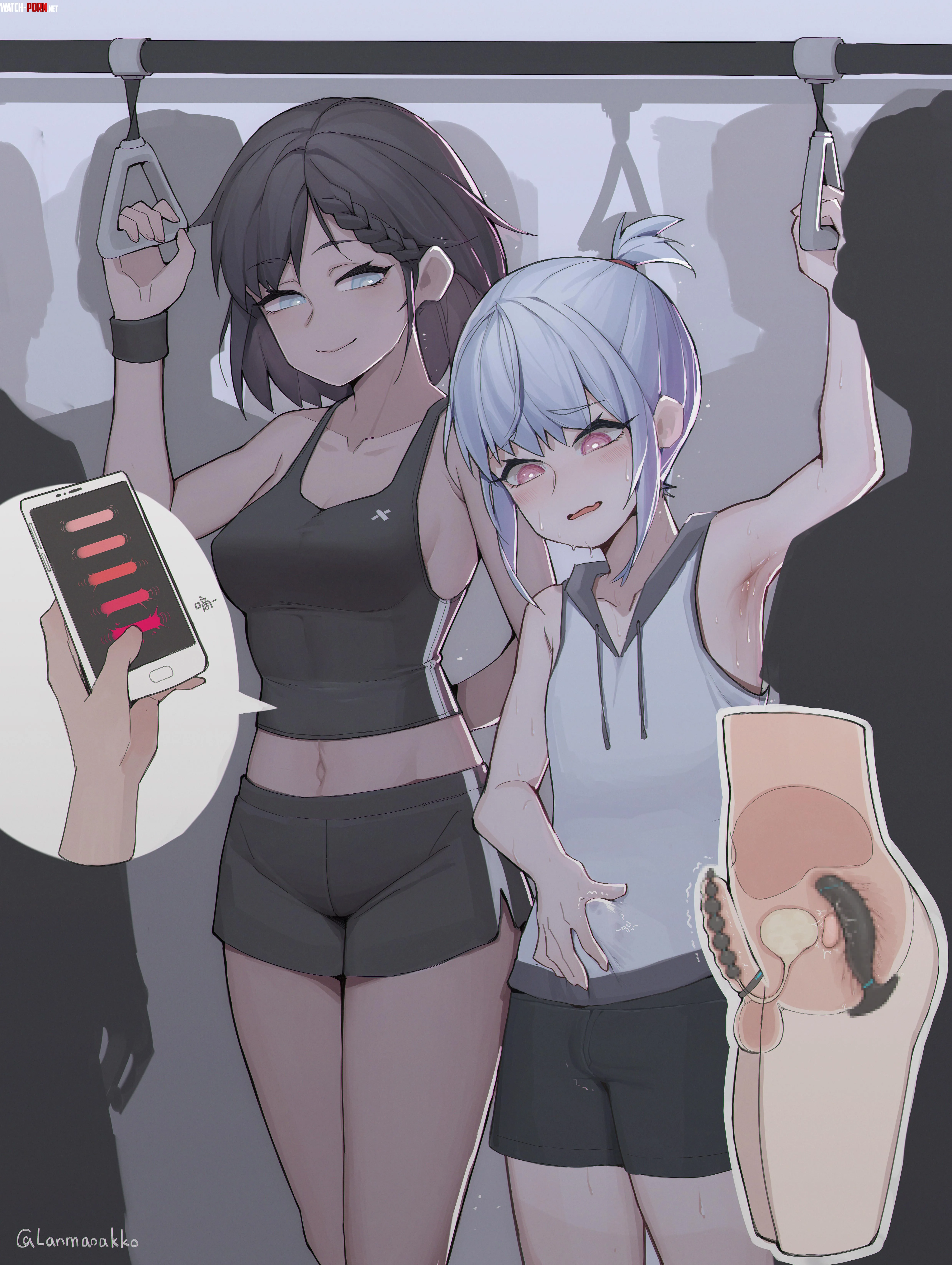 Playing with him in public by Somanycookies1