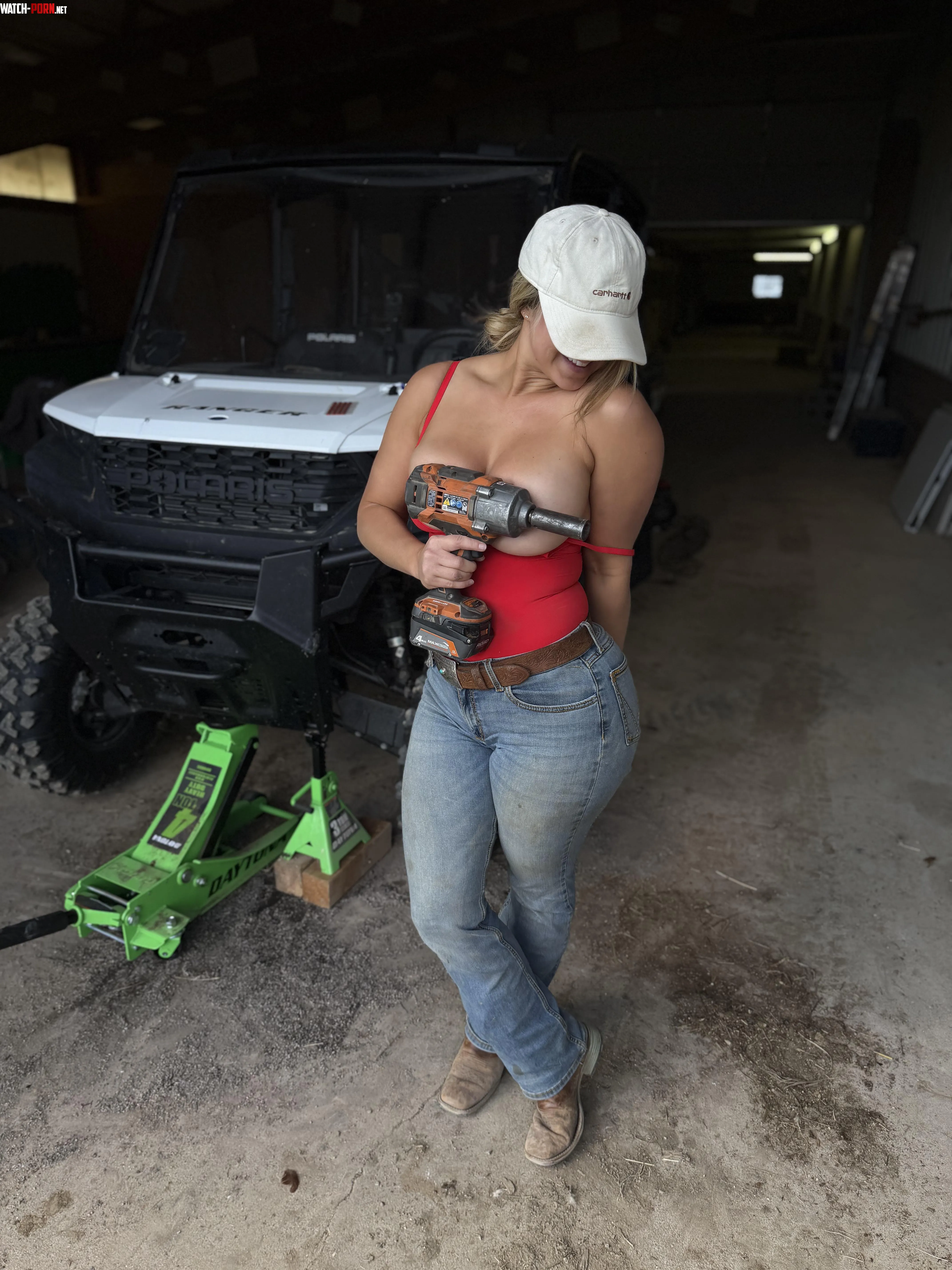 blue collar babe by midwestemma