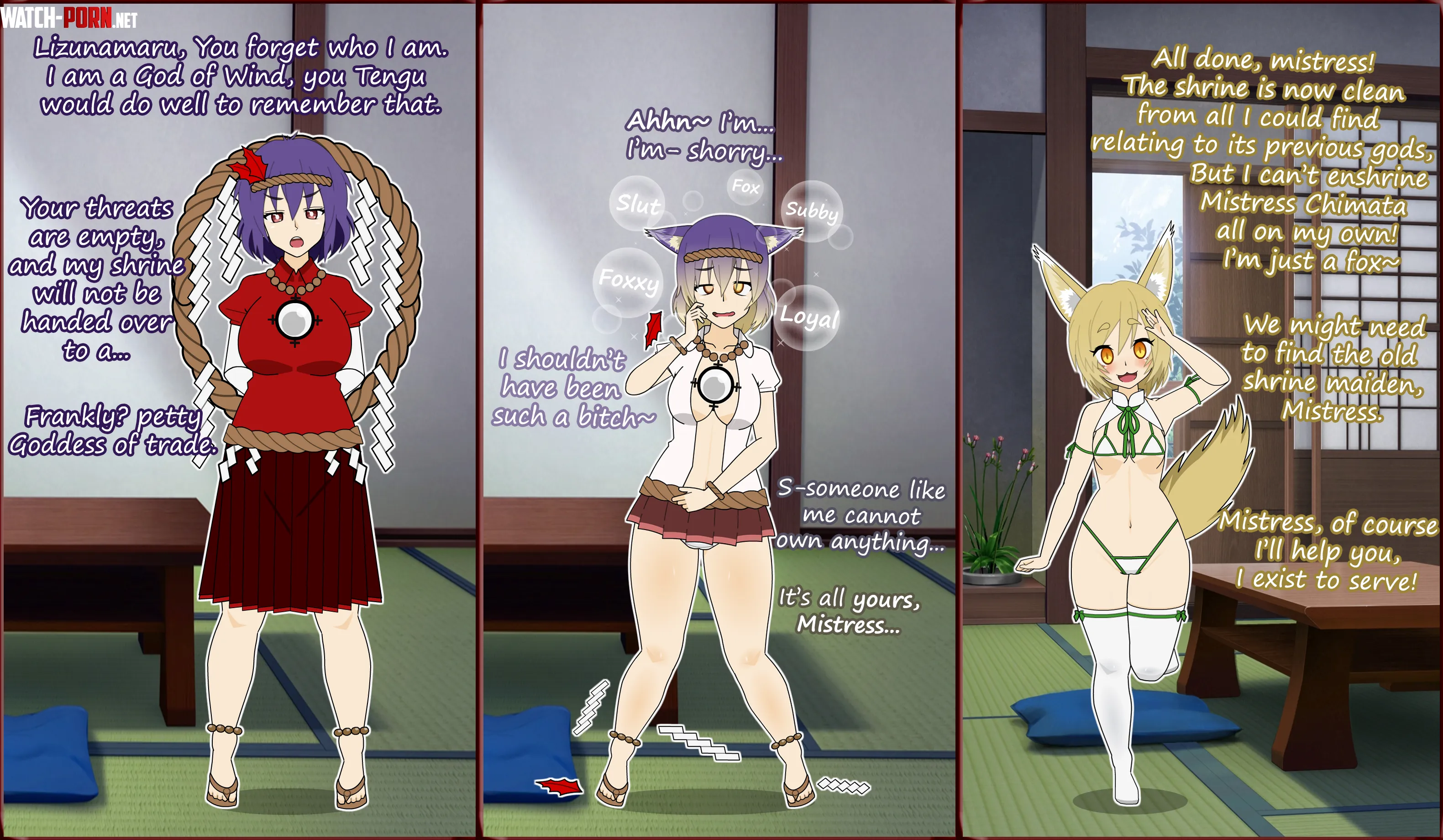 Wind God to Foxy Girl (FortunateOneironaut) by Walkwithabroom