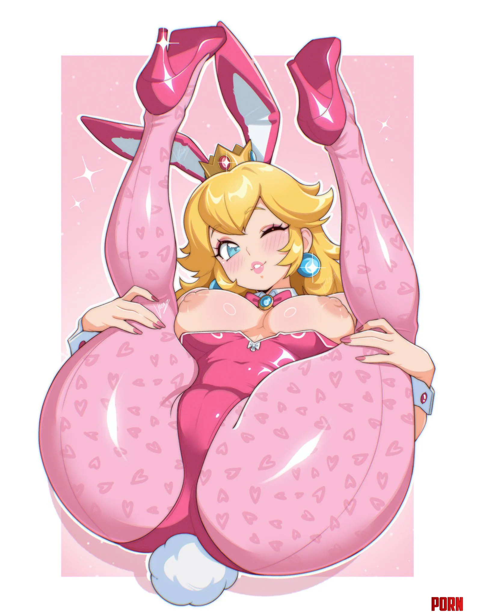 Bunny Peach (VIZAZ) [SUPER MARIO BROS.] by AlKo96