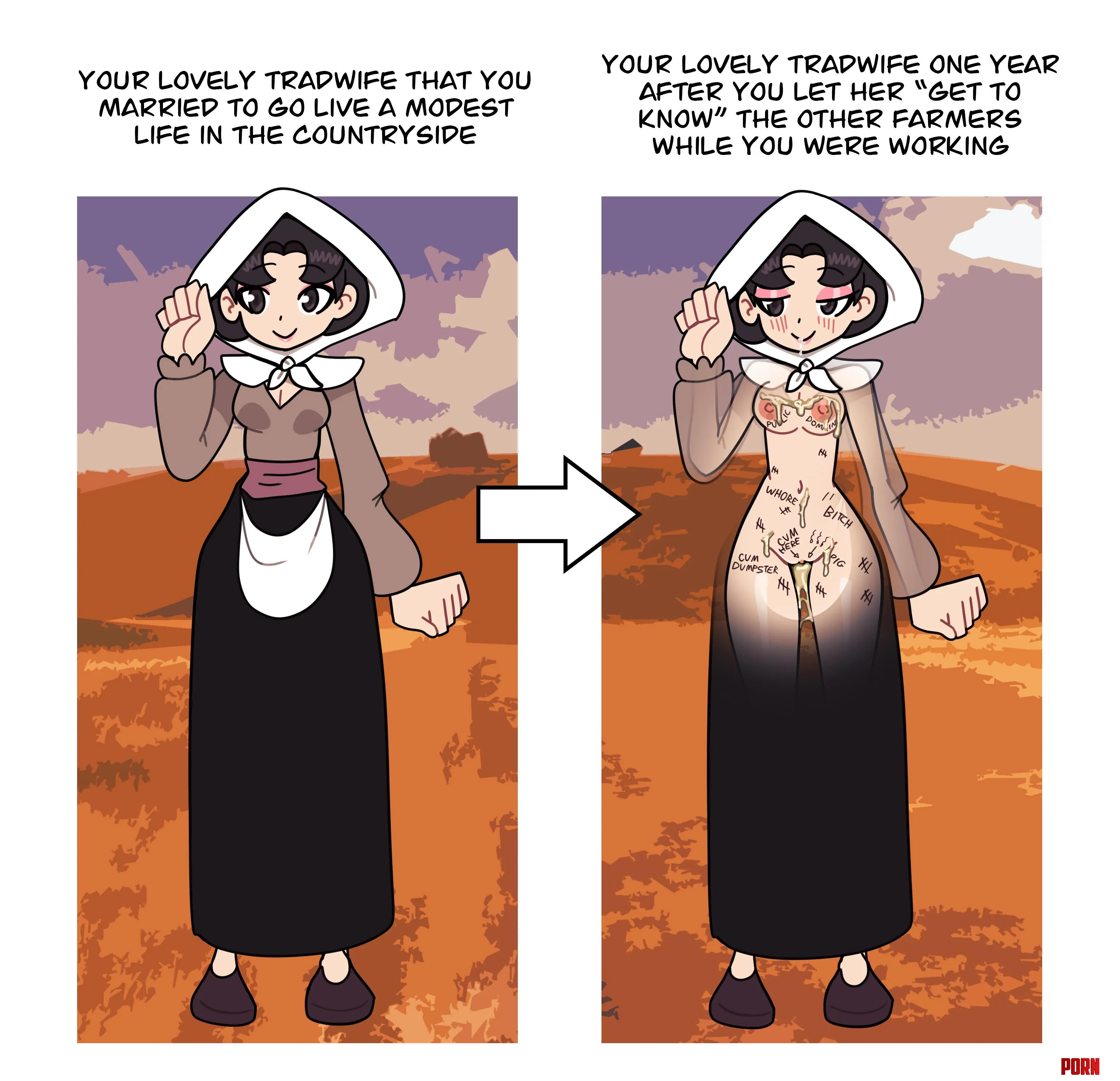 Tradwife NTR (by HasselNut) by Hot_Basis_2765