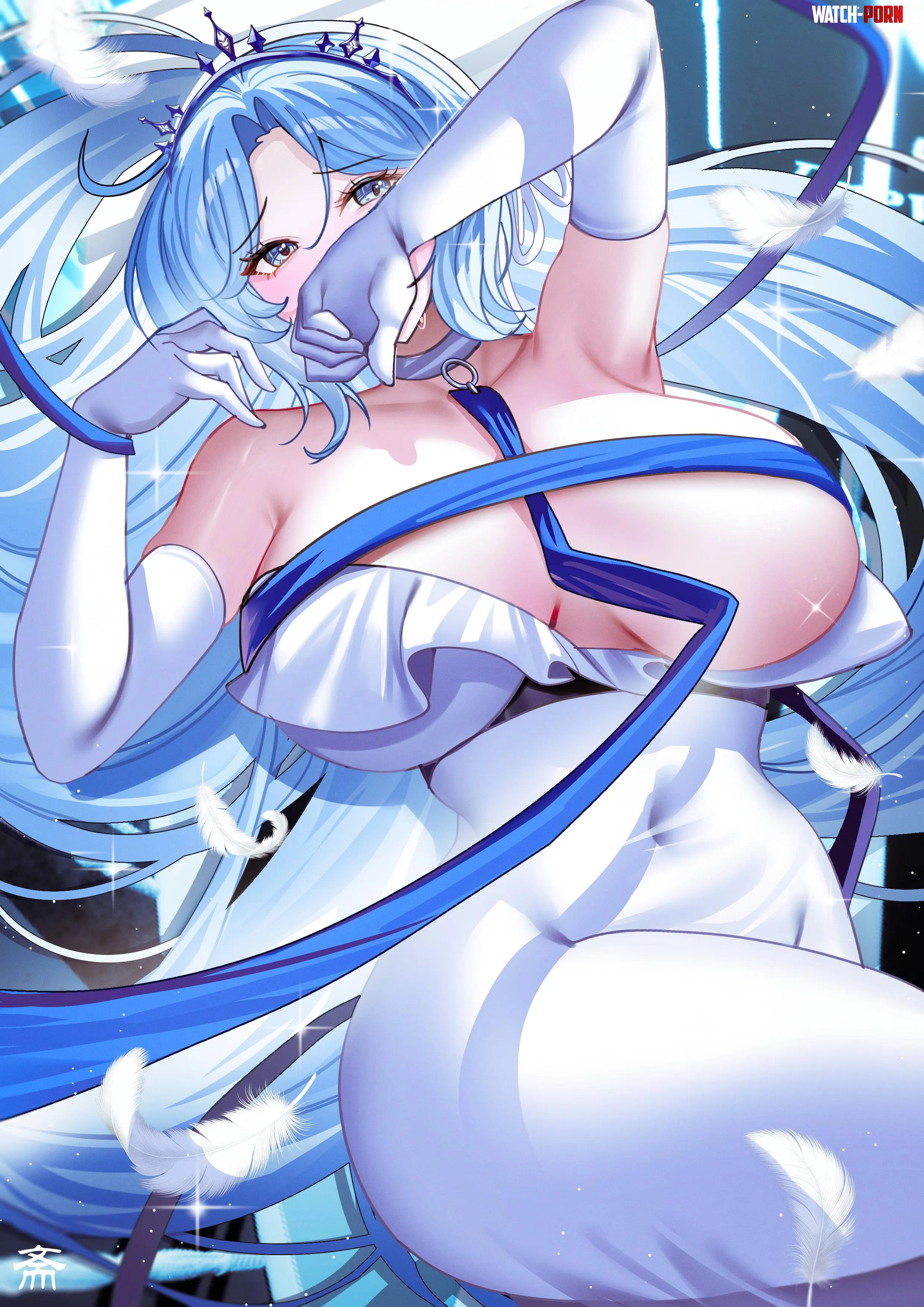 Alsace in strapless dress (碳酸 / szmmm303) by elegantloveglimmer