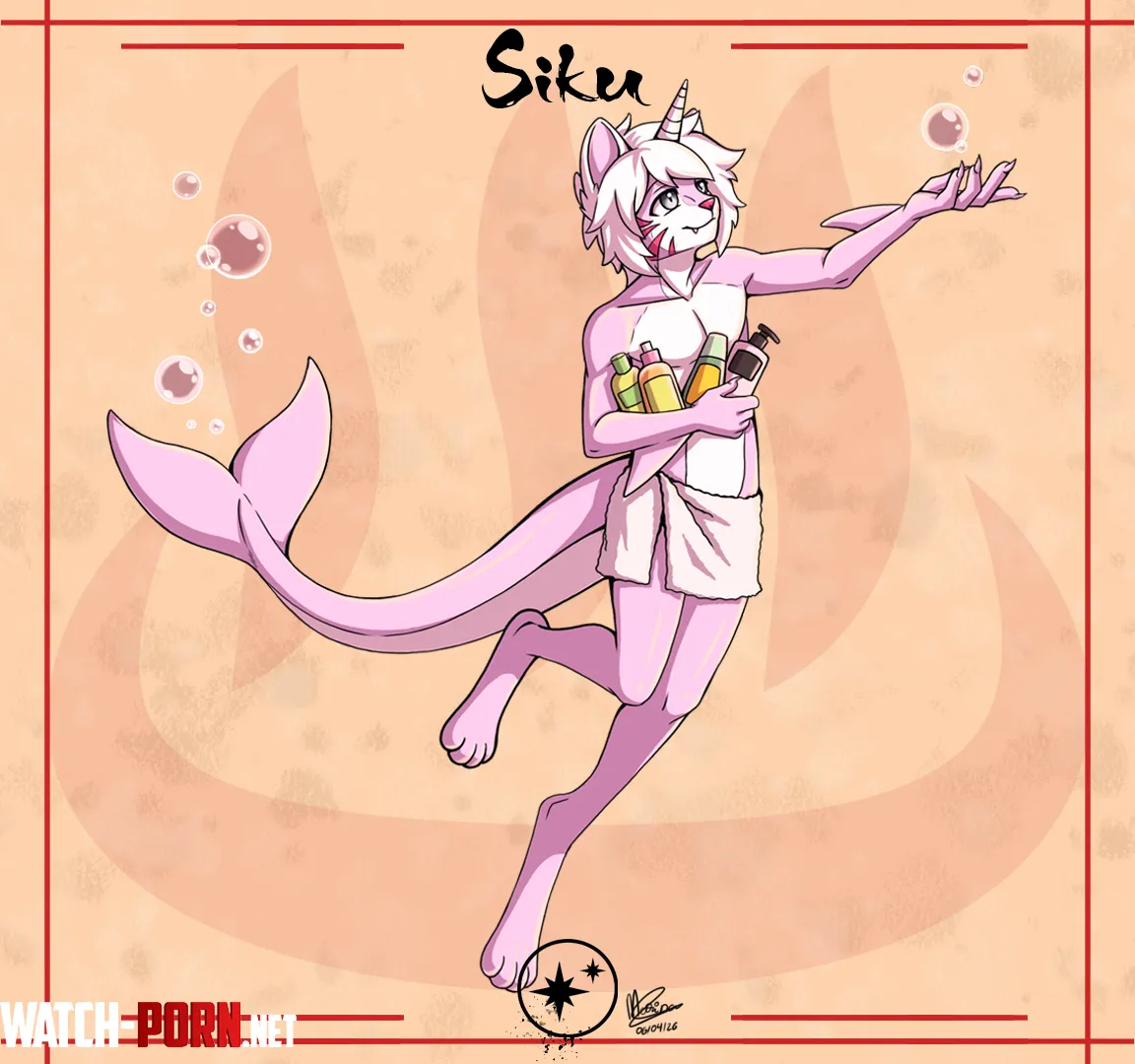 cat narwhal or Narwhcat? 
What does it matter! The point is, he's adorable!!-Art by me by Samaela666