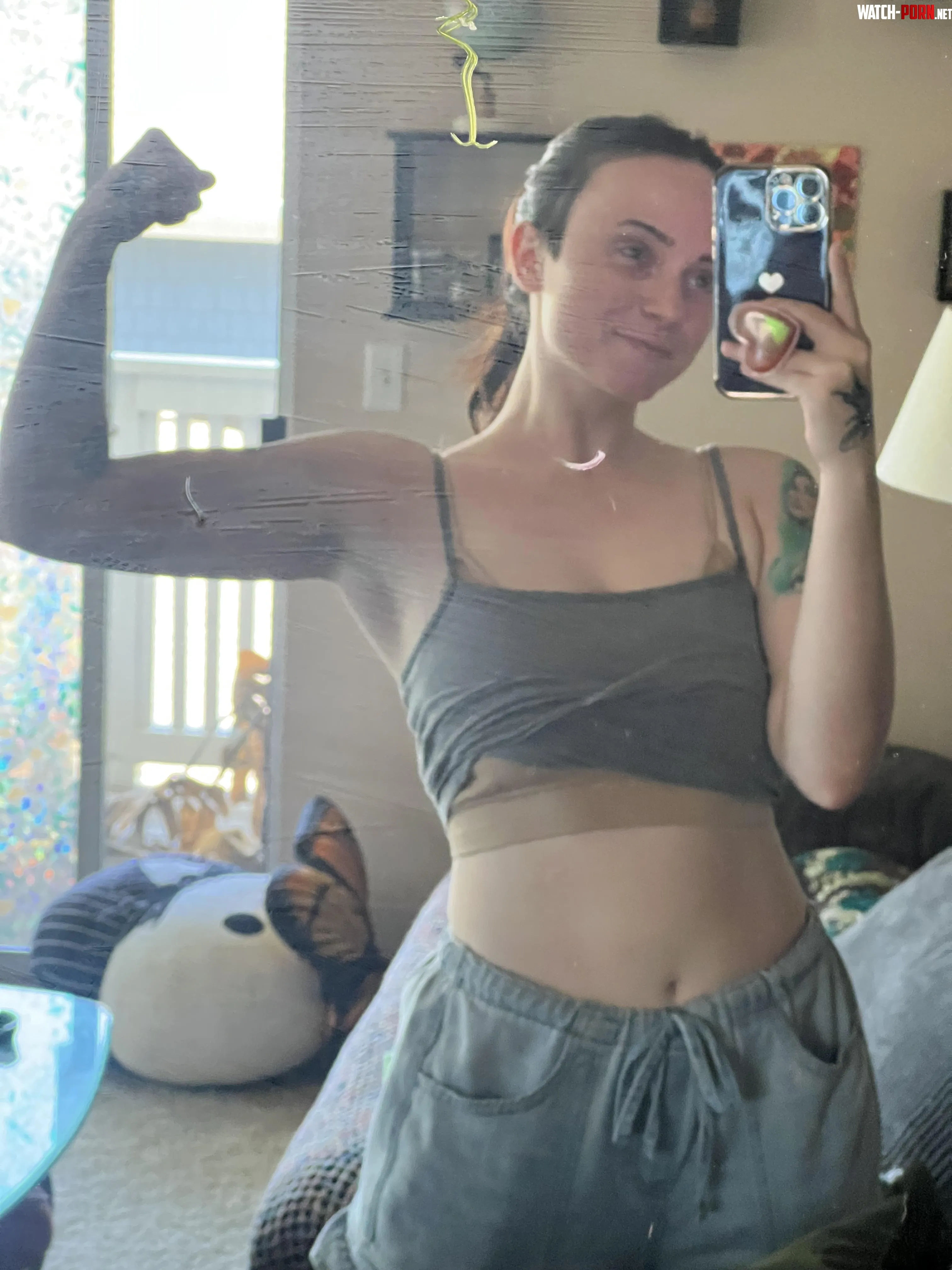 Dirty mirror. Stronk gorl by xoxodaddysgirlxoxo