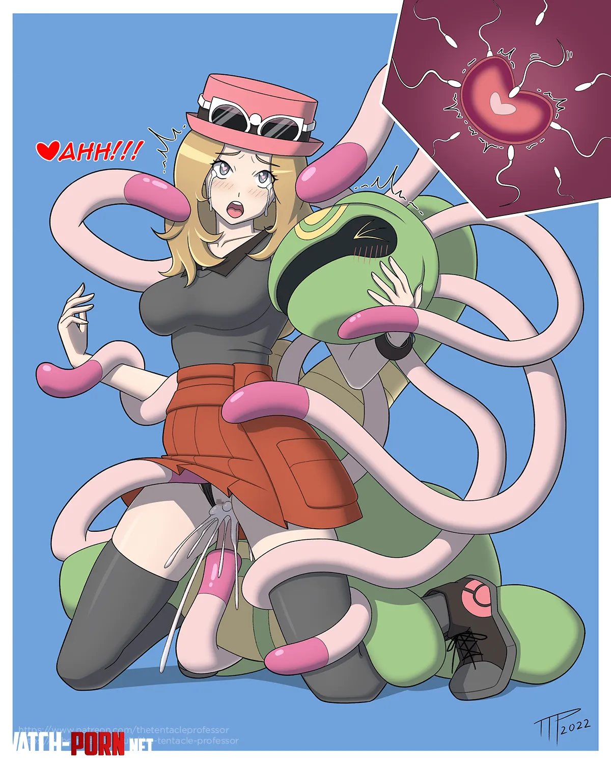 Serena x Cradily (TheTentacleProfessor) [Pokémon] by EnigmusPrime
