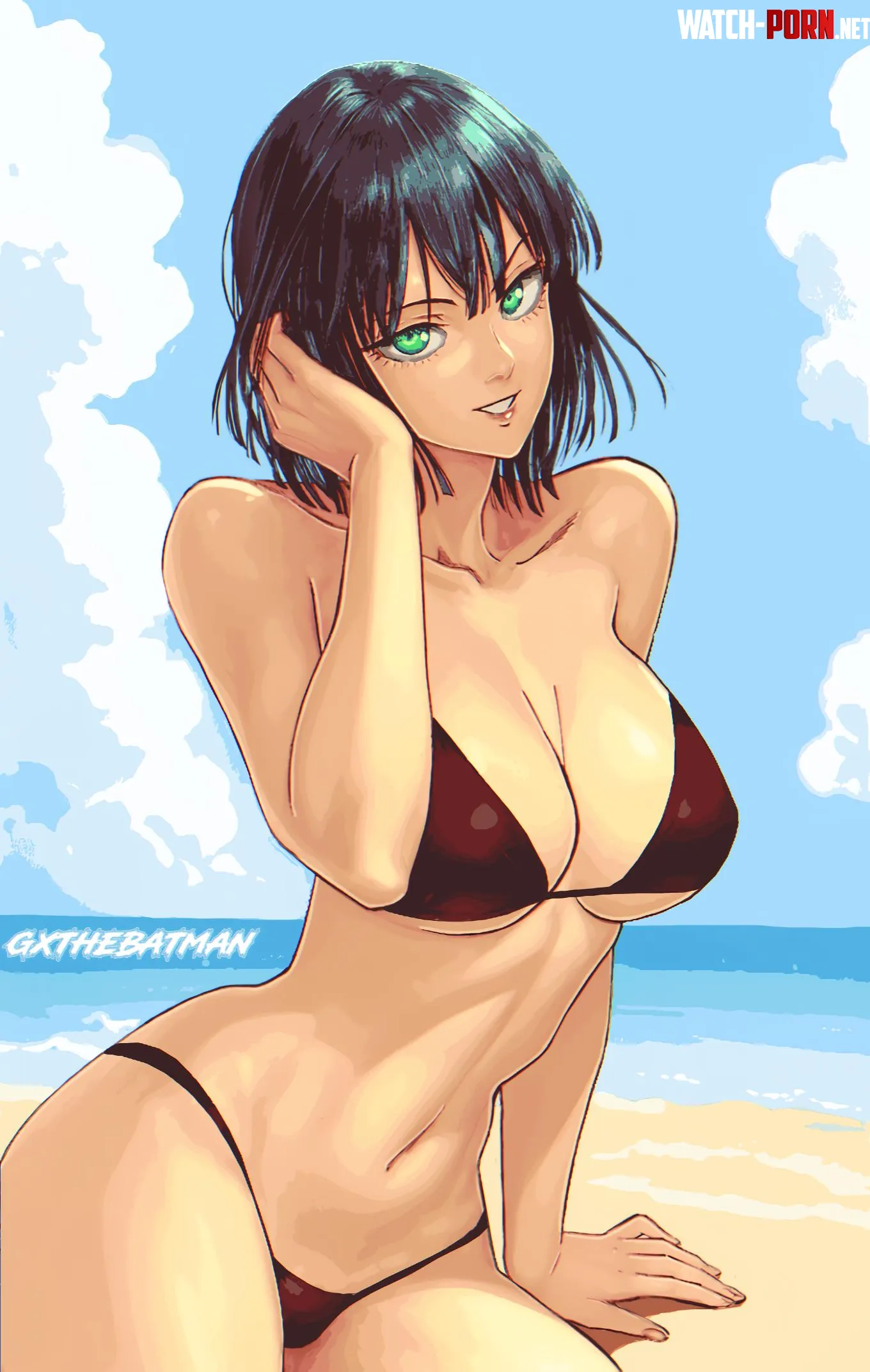 Fubuki in a bikini (Fubuki) [One Punch Man] by GxTheBatmanYouTube