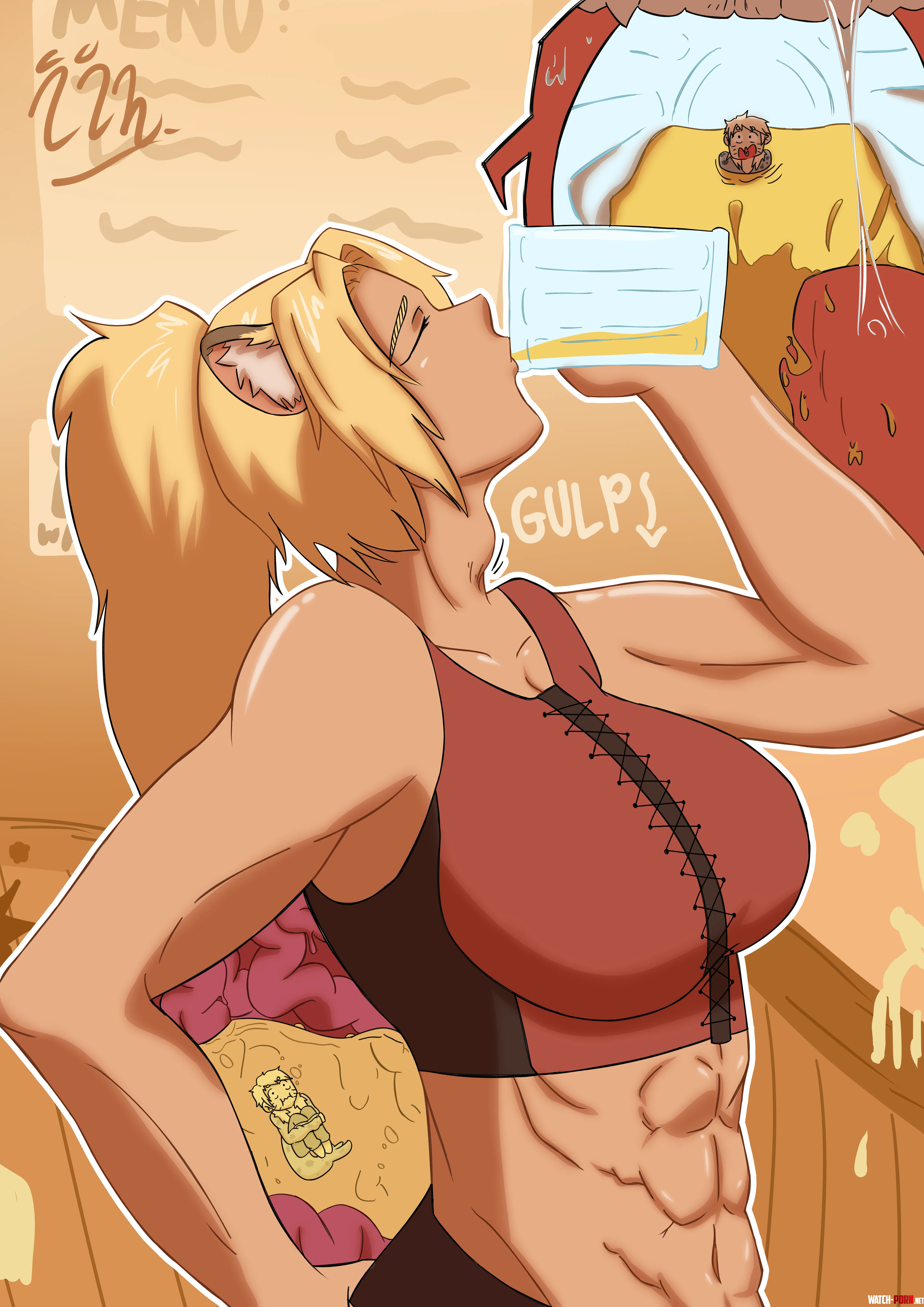 {image} Beer with the hint of seal - art by IIsHungy(me) by WhatIsBelly