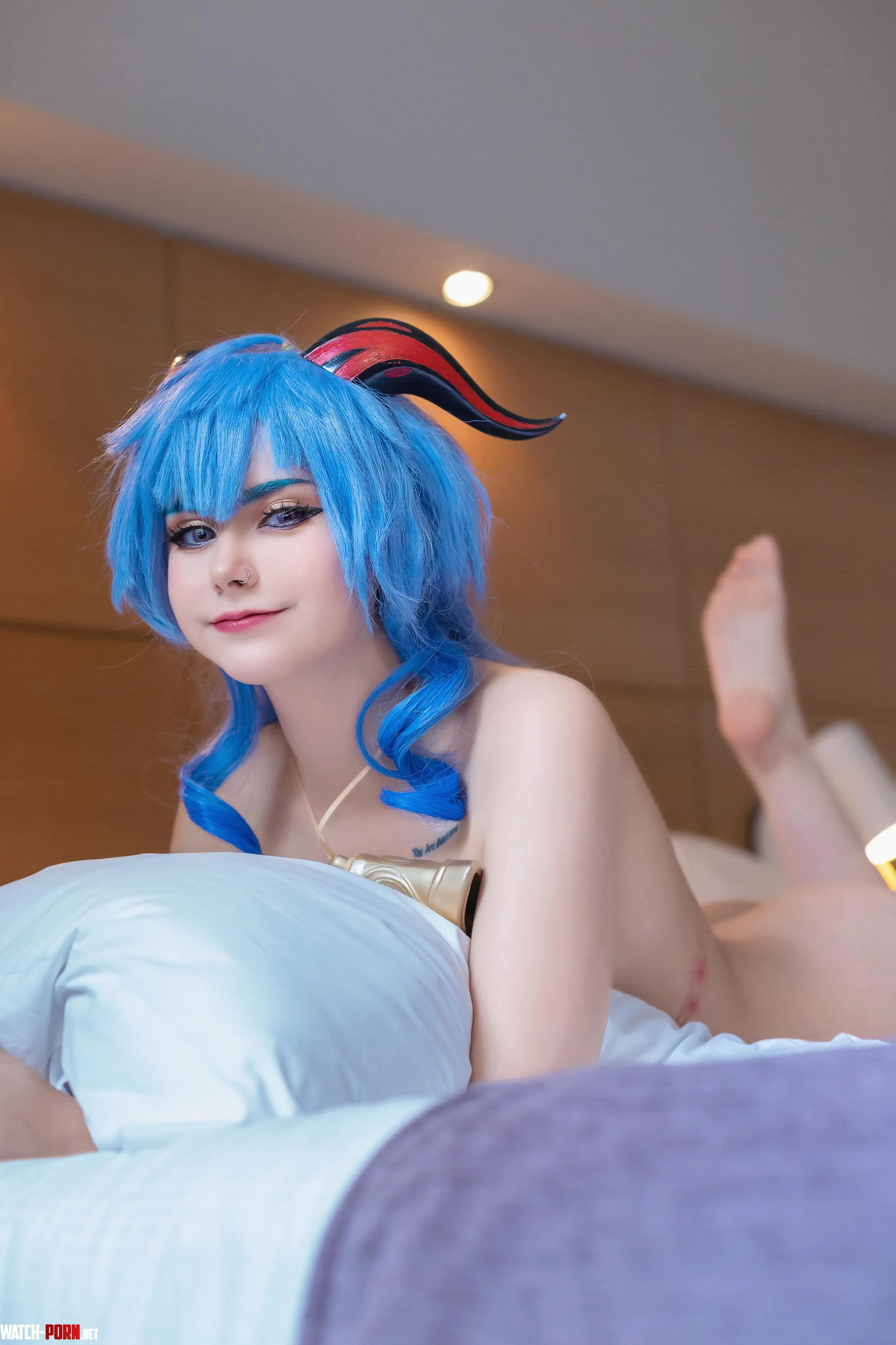 Sexy Ganyu horny and in bed (Aloeveraiskawaii) by aloeveraiiskawaii