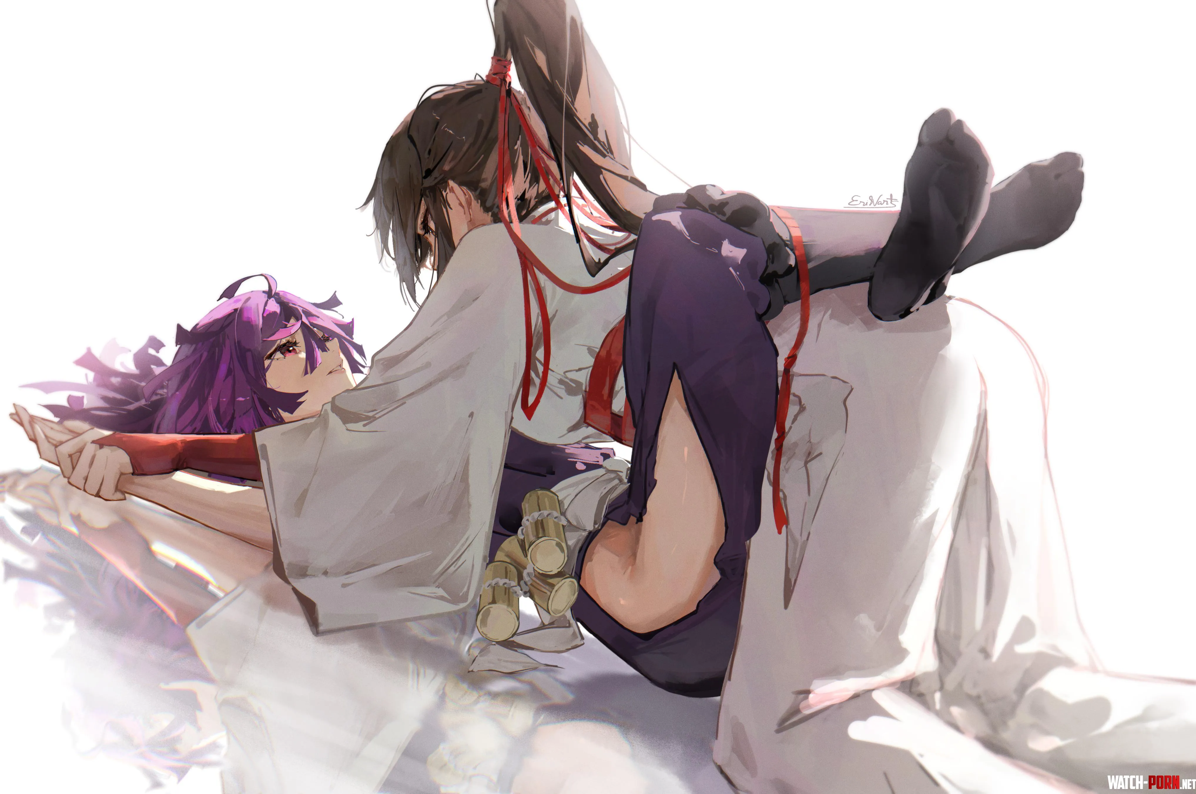 Sagiri & Yuzuriha [Hell's Paradise] by Silent_Steak_9540