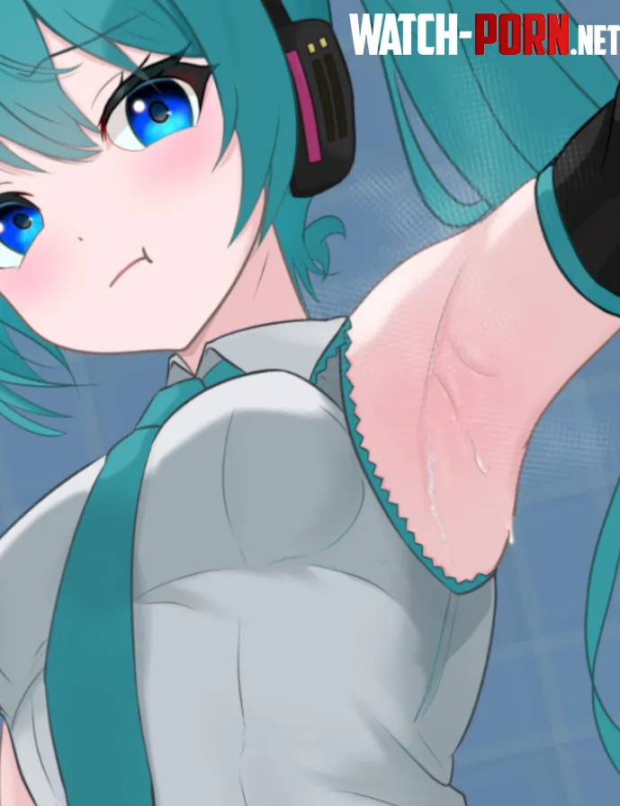 It's already dripping Miku [Vocaloid] (futatunoniji) by wildpussey