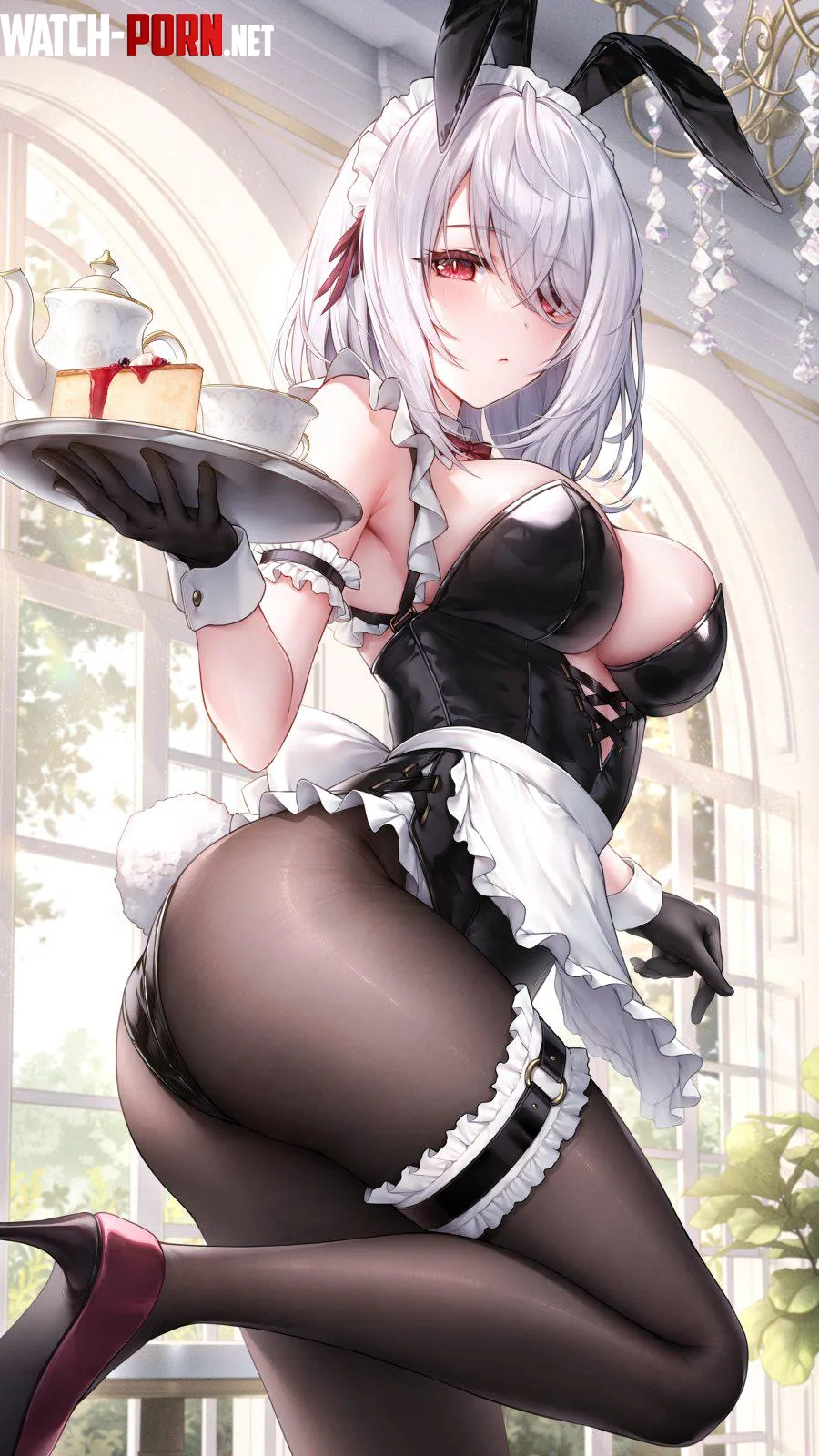 Waitress Bunny Lenne [Artist's Original] by WoolsonDaSheep