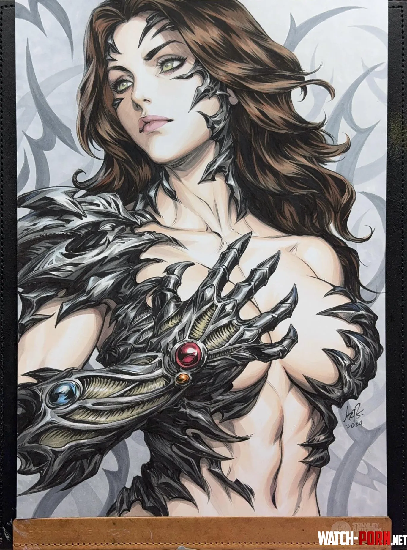 Living armor which gropes her (Artgerm) [Witchblade] by SiarX