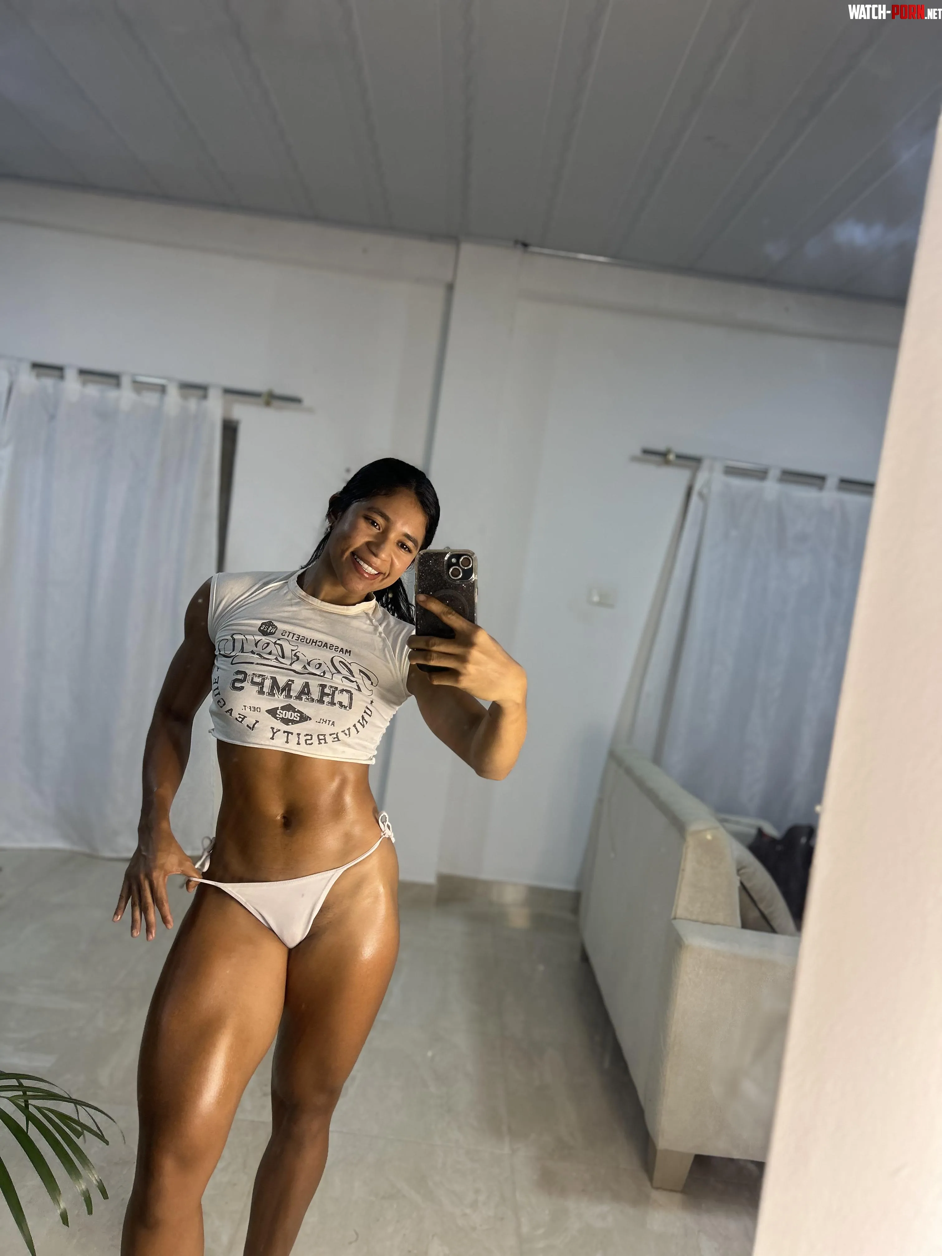 Hottie fit after training by fierce-angel