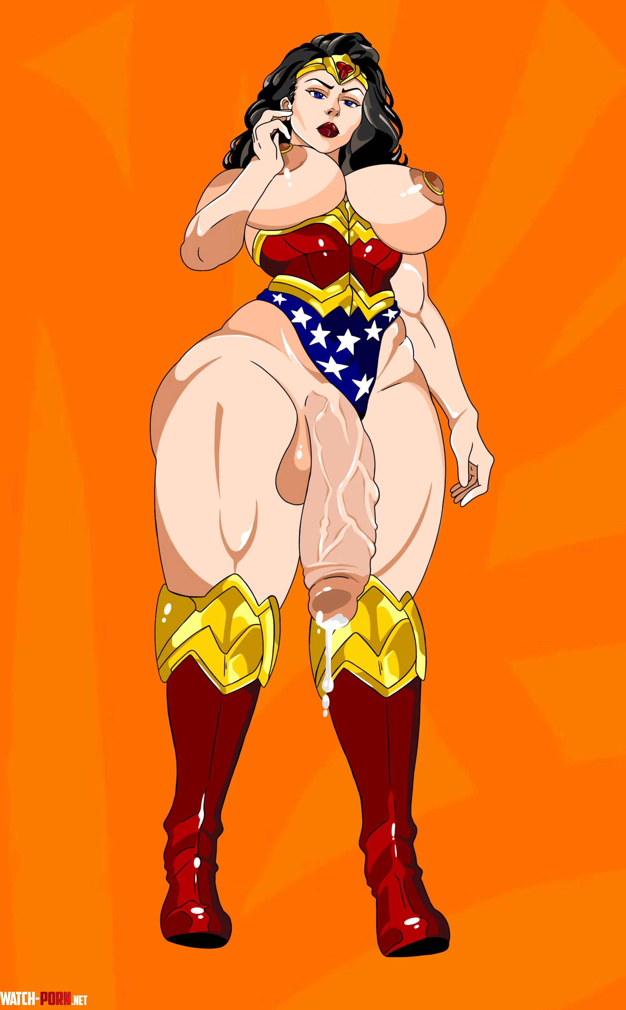 Wonder Woman waiting for you to clean up her mess (evelyn_miller) by Heavygamer18