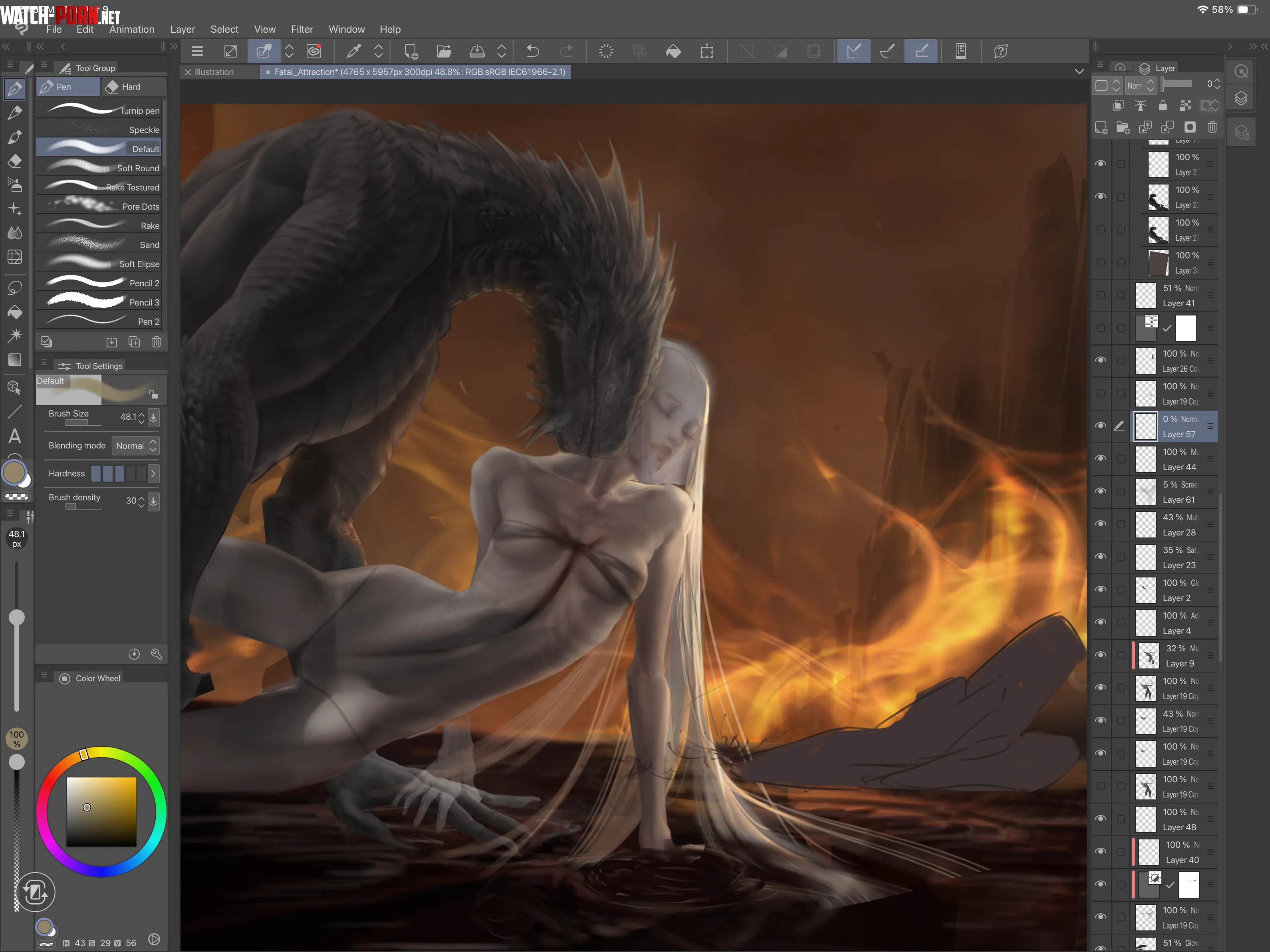 Draco man x fem/ WIP 2 (Mayael) by BigLizard6776