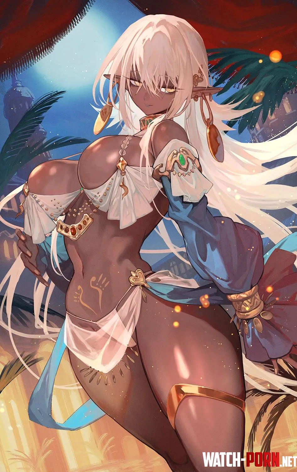 dark elf dancer (lack) by mrtecta