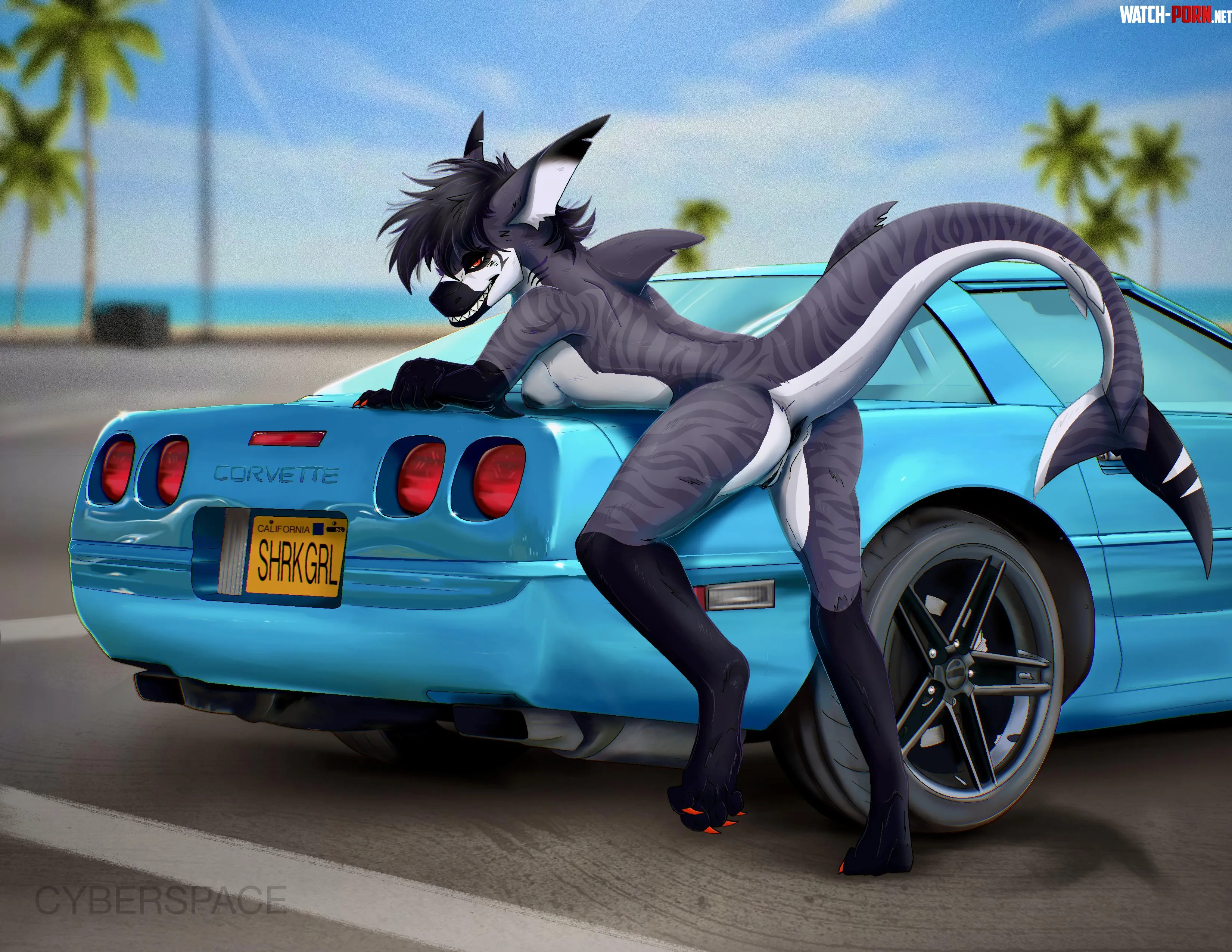 Nice ride [F] (cyberspaceart) by 5headedragon