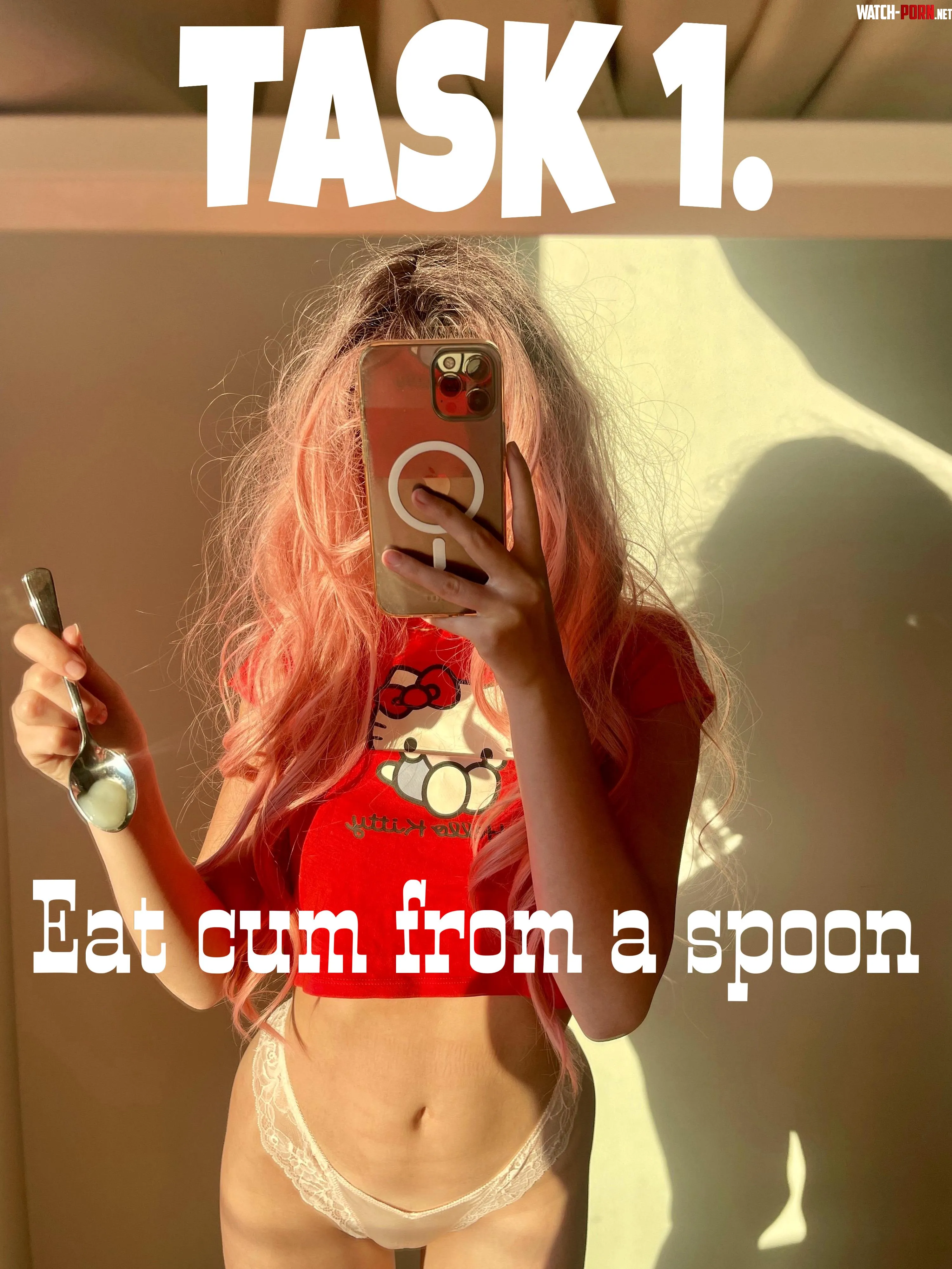 This is your first task! I know you need more! 🤫 by PinkDolxo