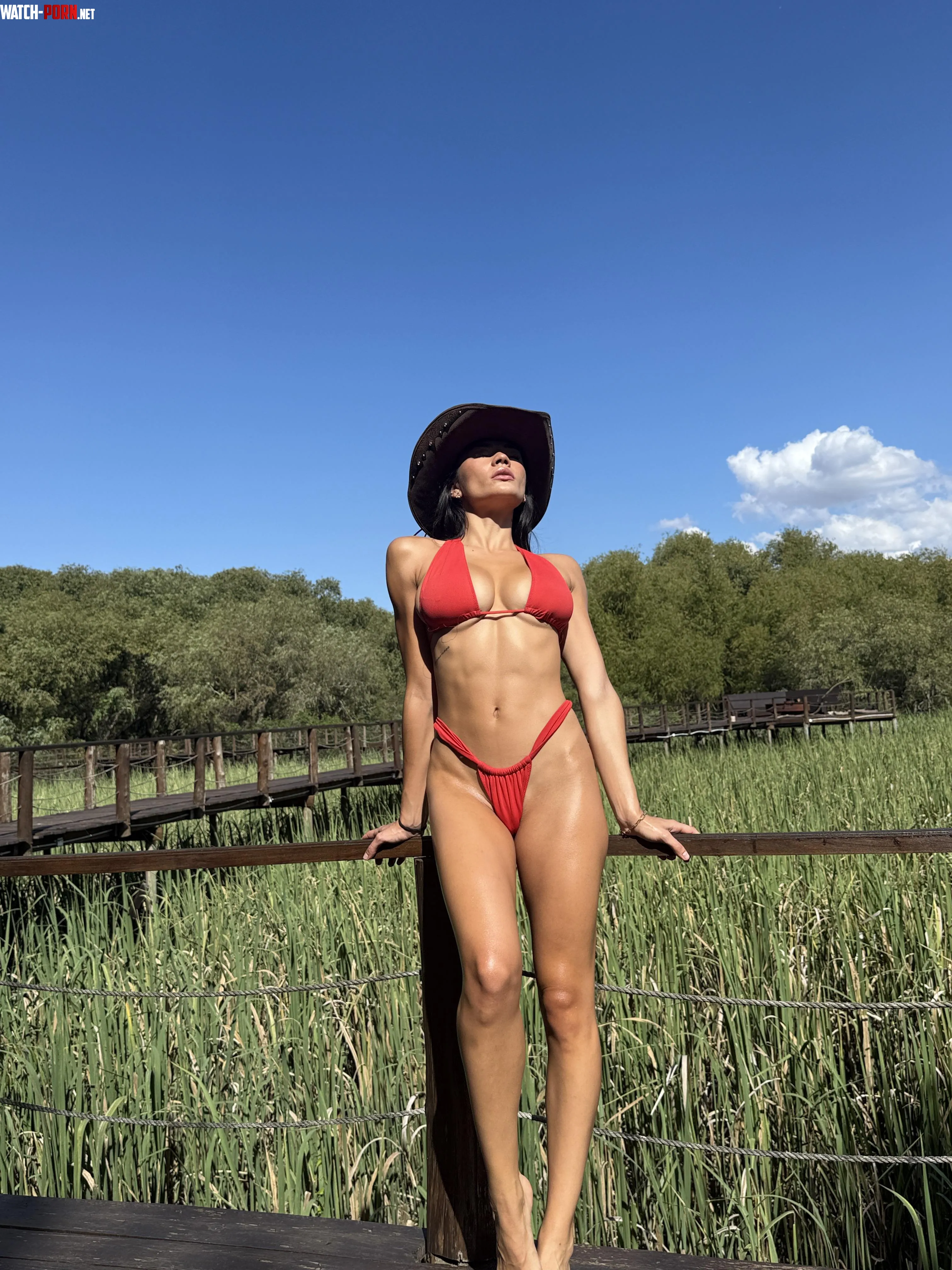 Red bikinis might be my fav by giarunway