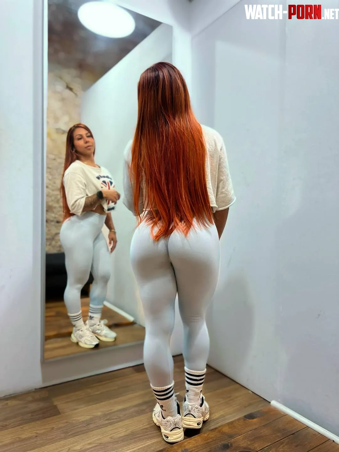 This legging hugs my Latina body perfectly by Real-Diver8010