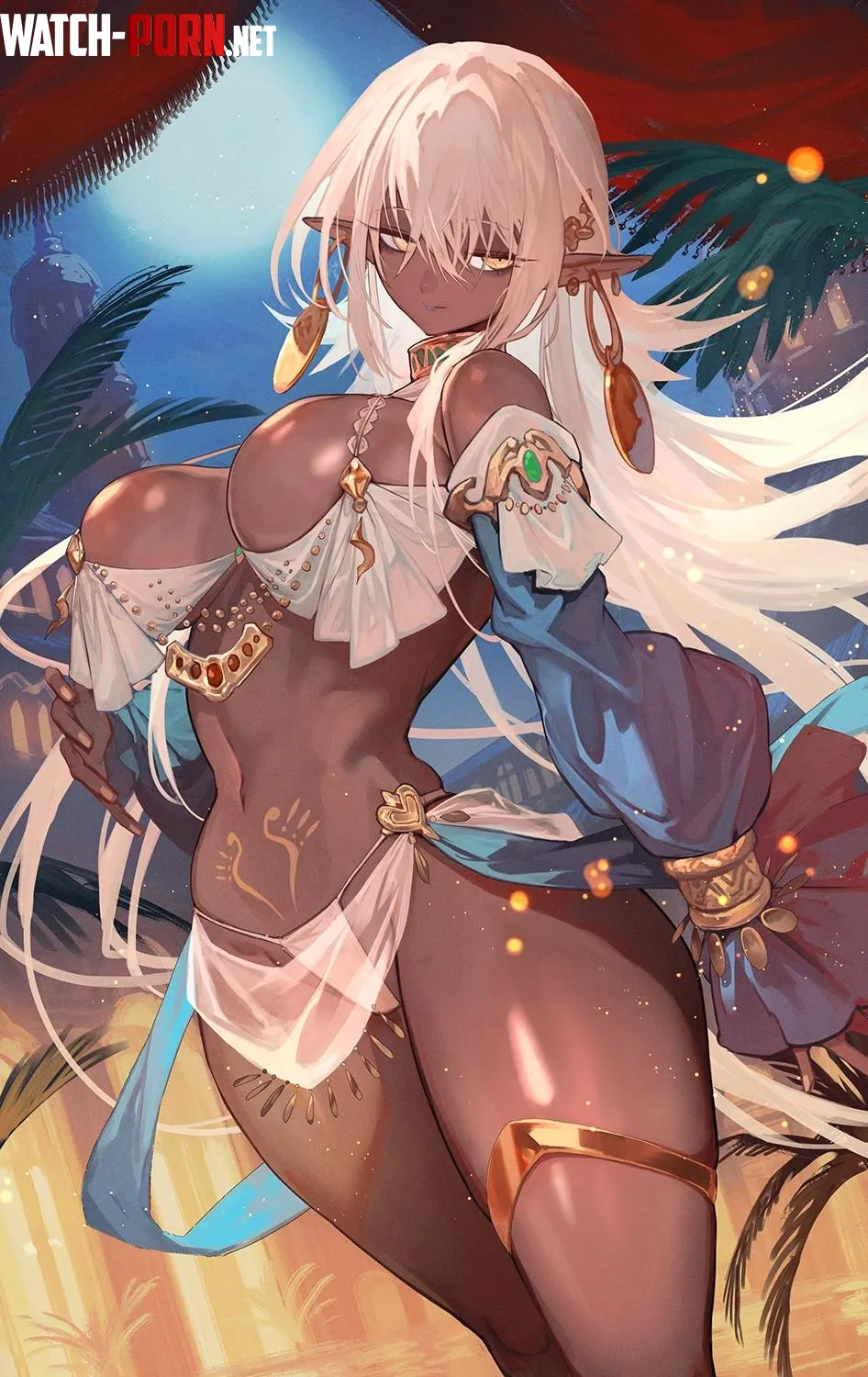 dark elf dancer (lack) by mrtecta