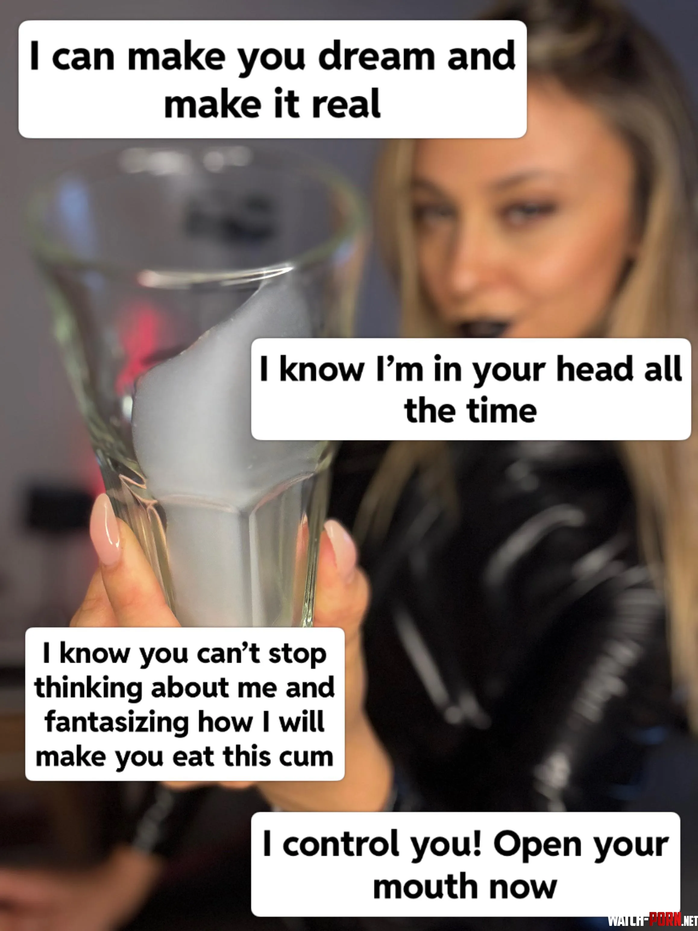 Can you let a girl that is into femdom, control you and. Make you eat cum? F31 by lustlongsph